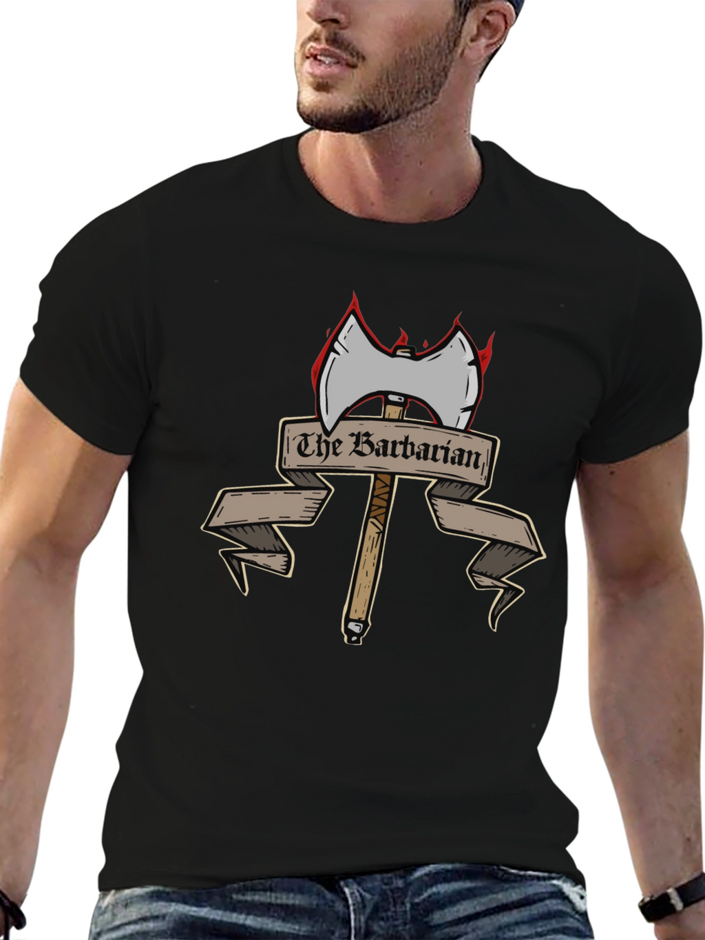 The Barbarian Axe T-Shirt | Warrior Graphic Tee