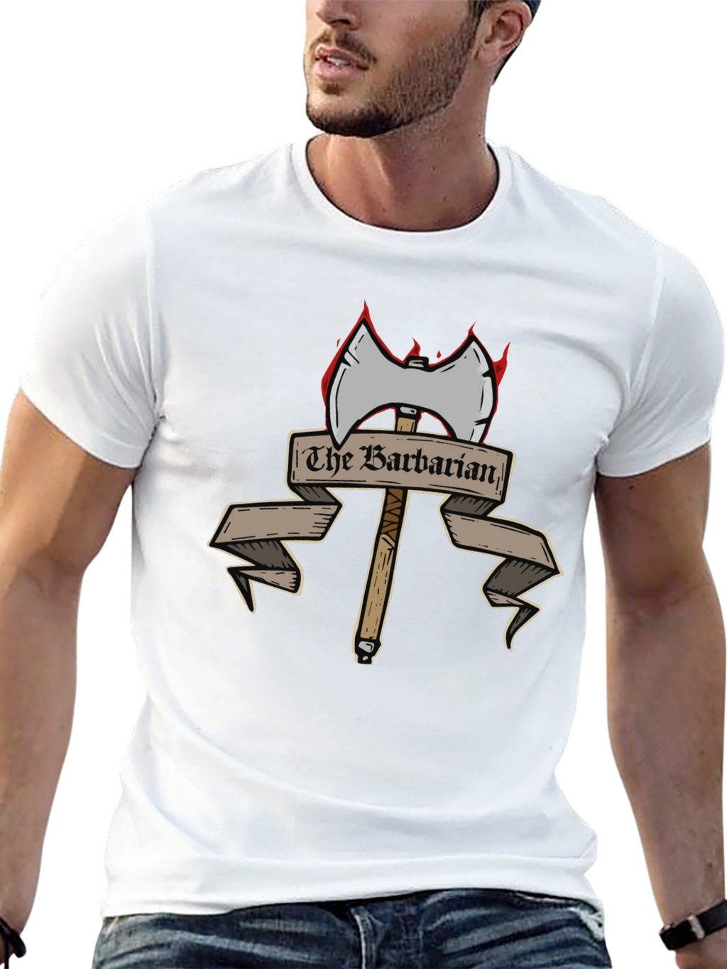 The Barbarian Axe T-Shirt | Warrior Graphic Tee
