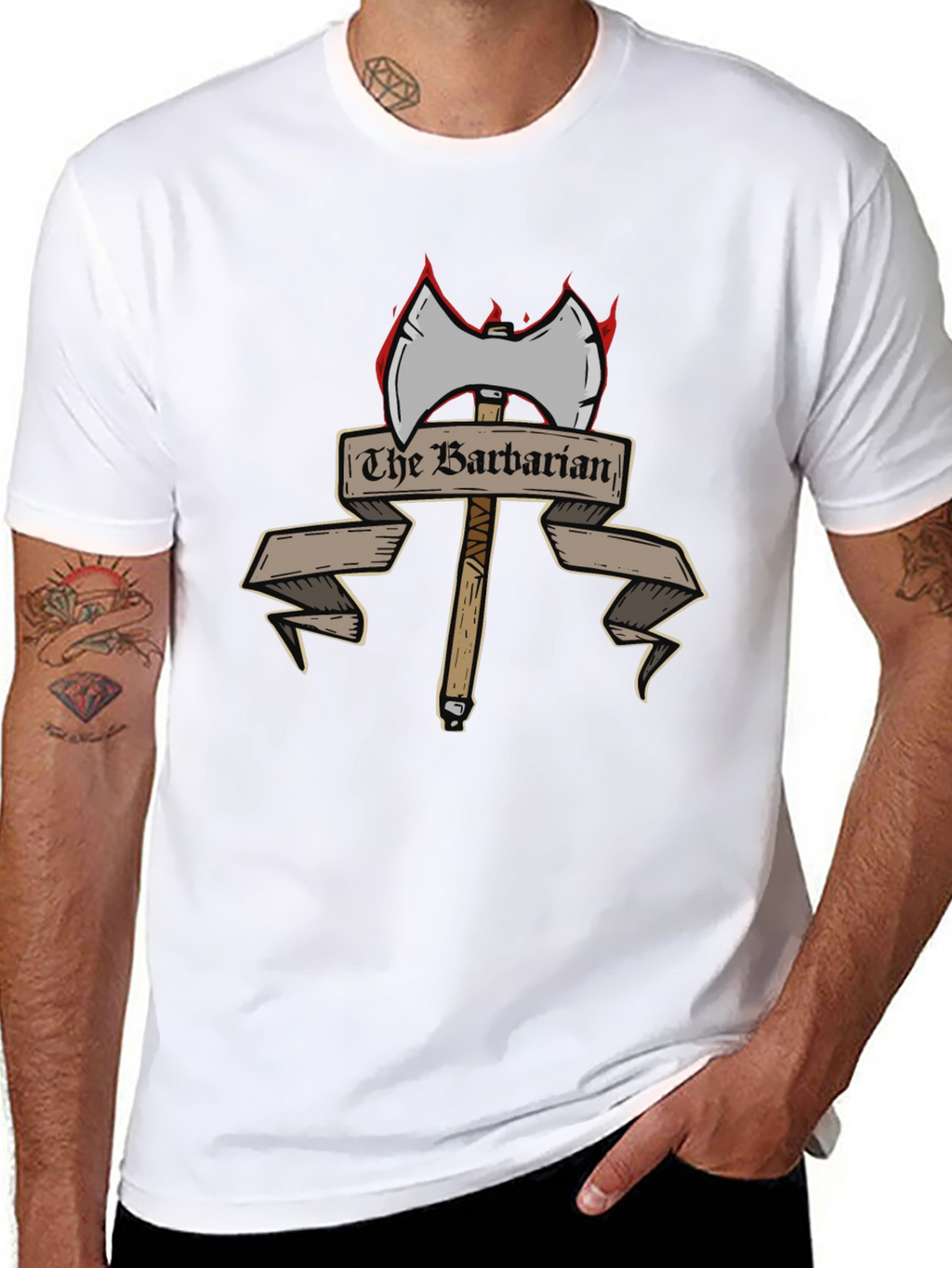 The Barbarian Axe T-Shirt | Warrior Graphic Tee