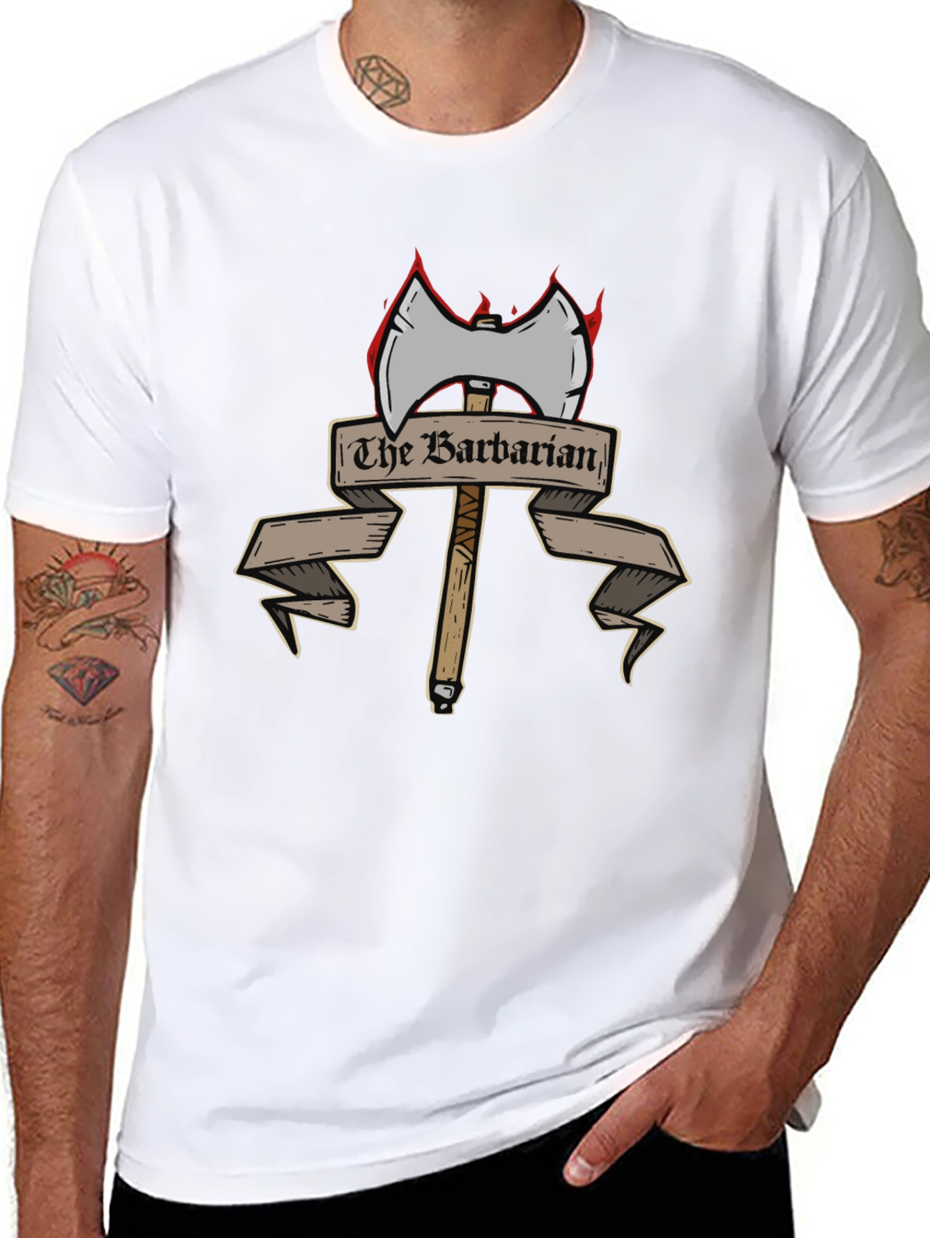 The Barbarian Axe T-Shirt | Warrior Graphic Tee