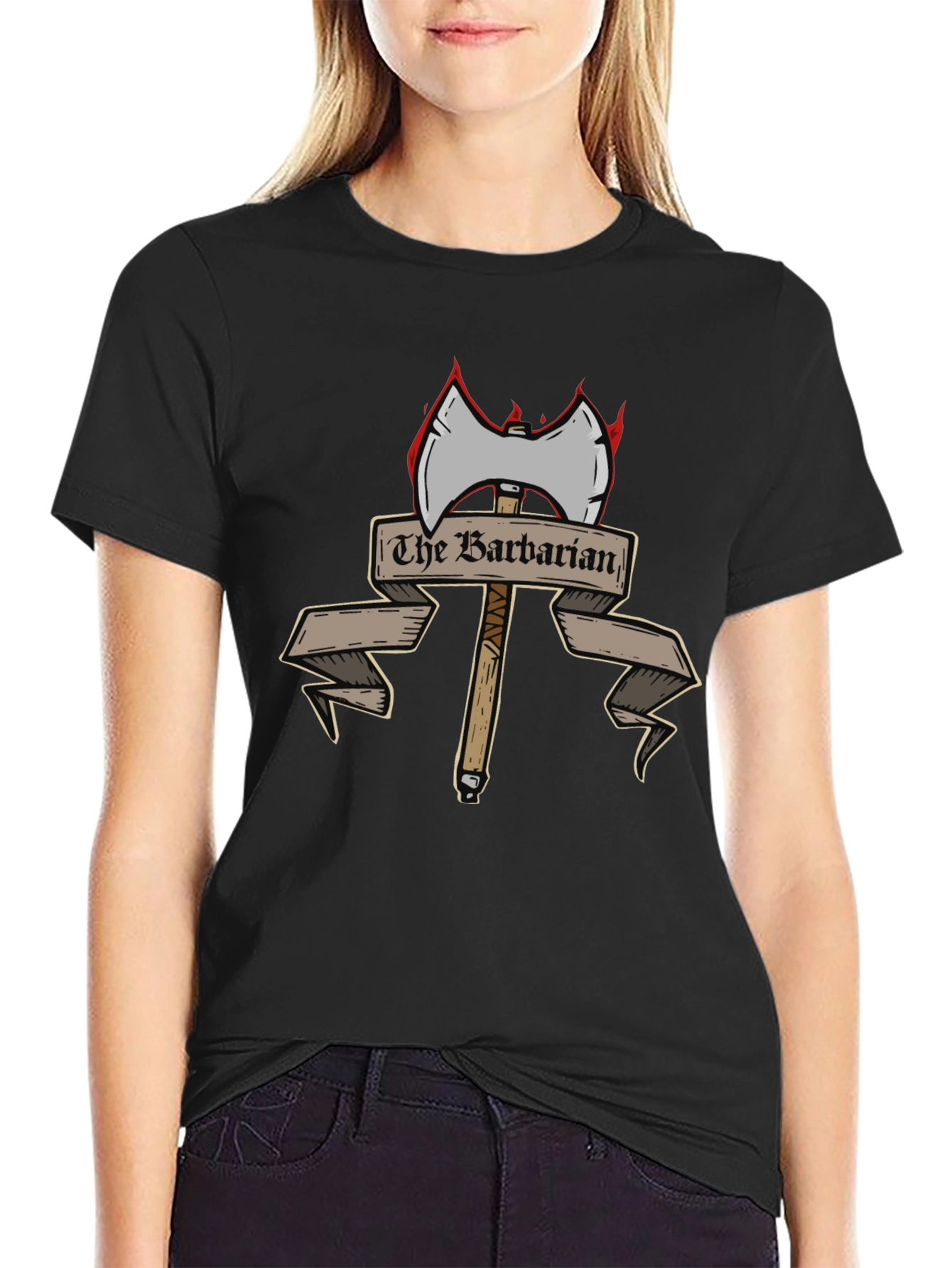 The Barbarian Axe T-Shirt | Warrior Graphic Tee