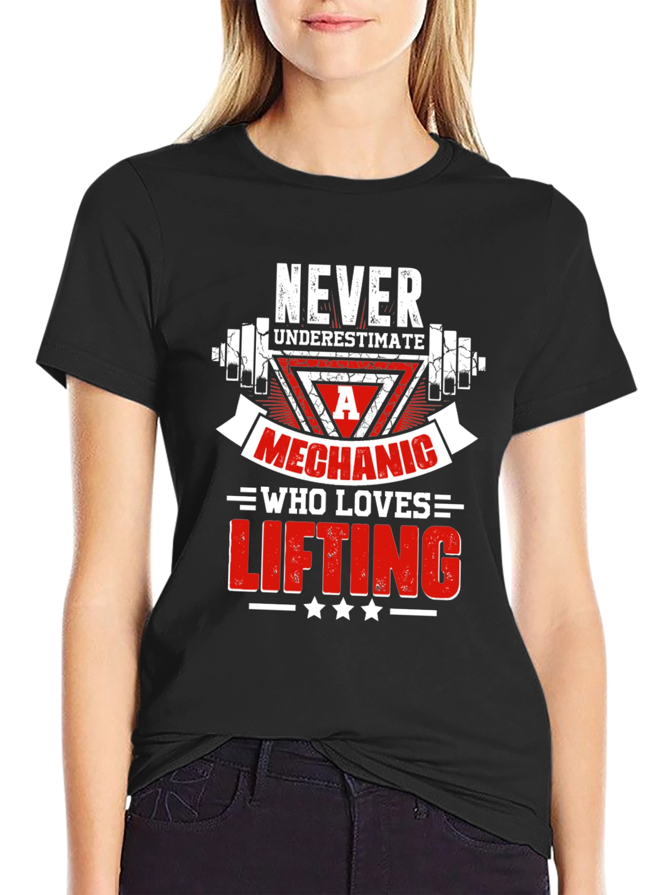 Mechanic Lifting T-Shirt - Never Underestimate