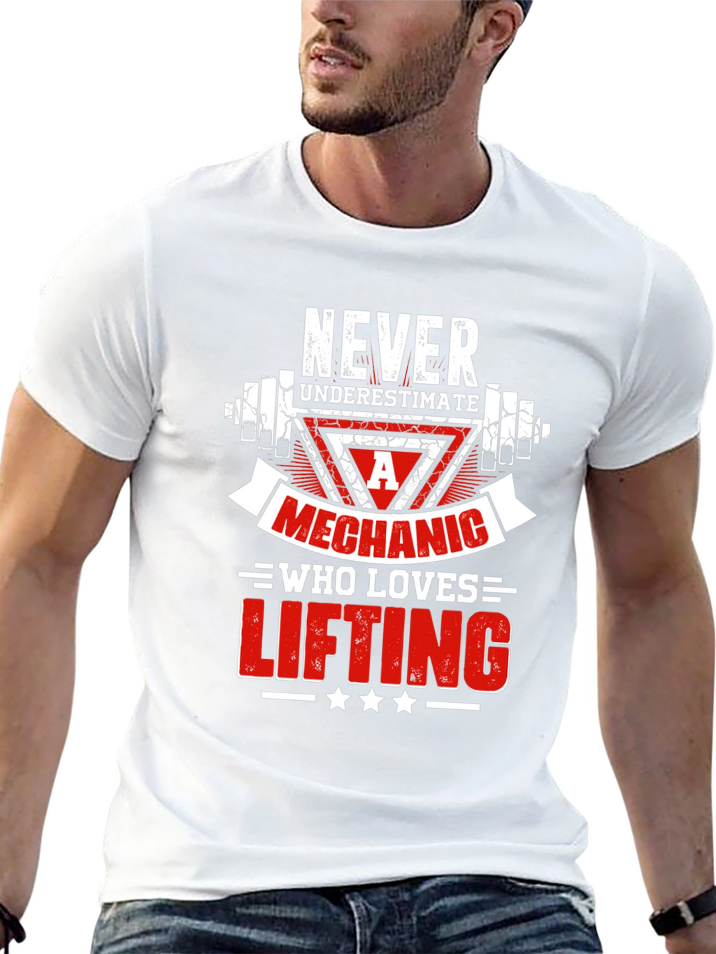 Mechanic Lifting T-Shirt - Never Underestimate