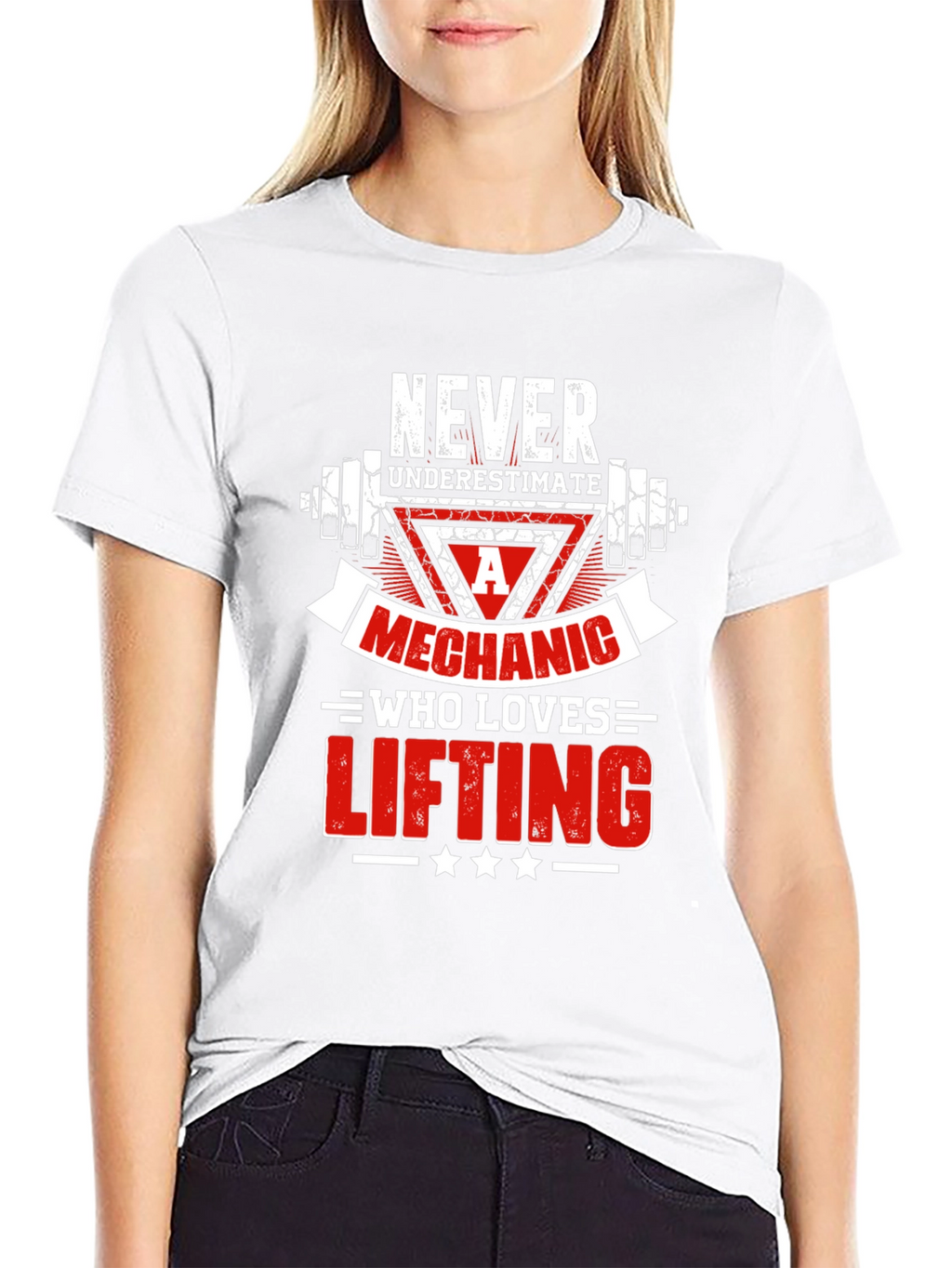 Mechanic Lifting T-Shirt - Never Underestimate