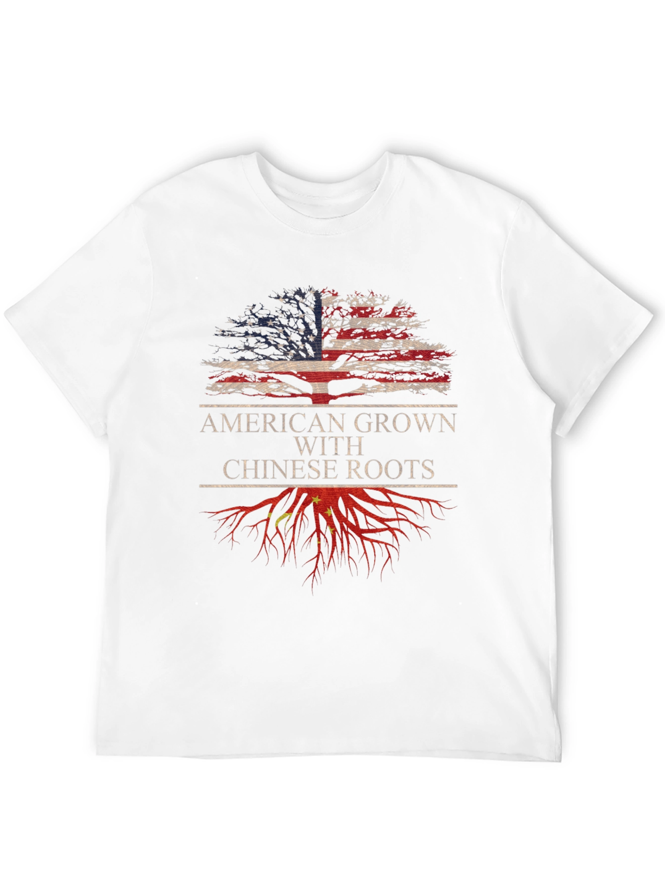 American Grown With Chinese Roots Tee