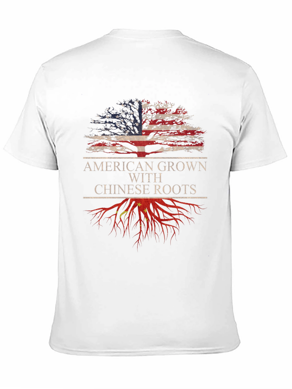 American Grown With Chinese Roots Tee