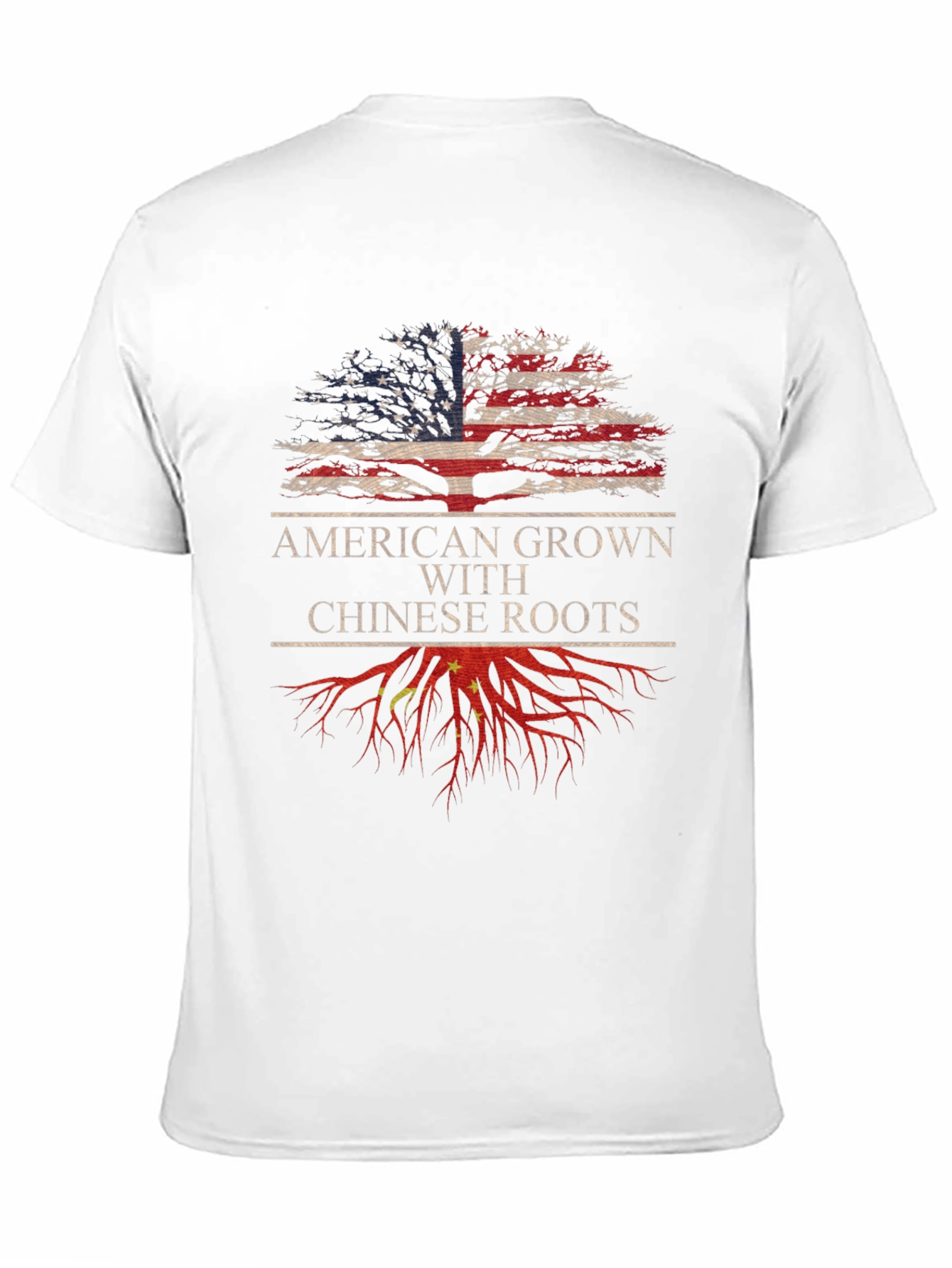 American Grown With Chinese Roots Tee