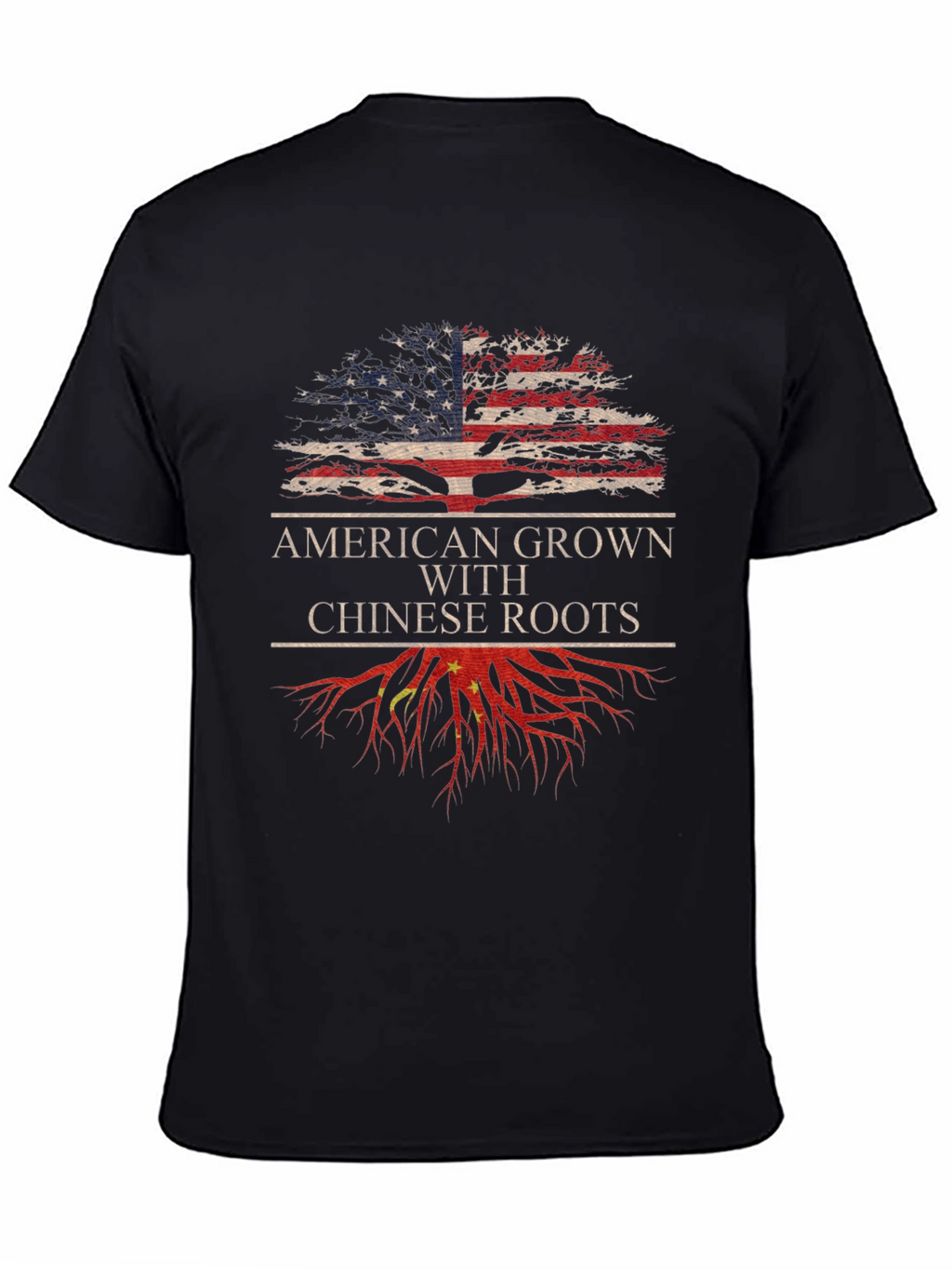 American Grown With Chinese Roots Tee