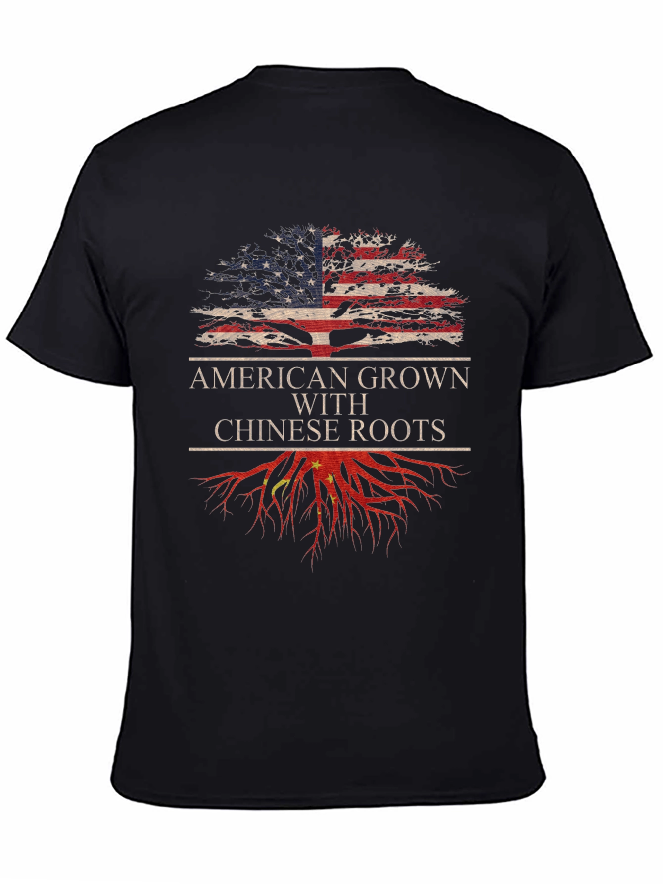 American Grown With Chinese Roots Tee
