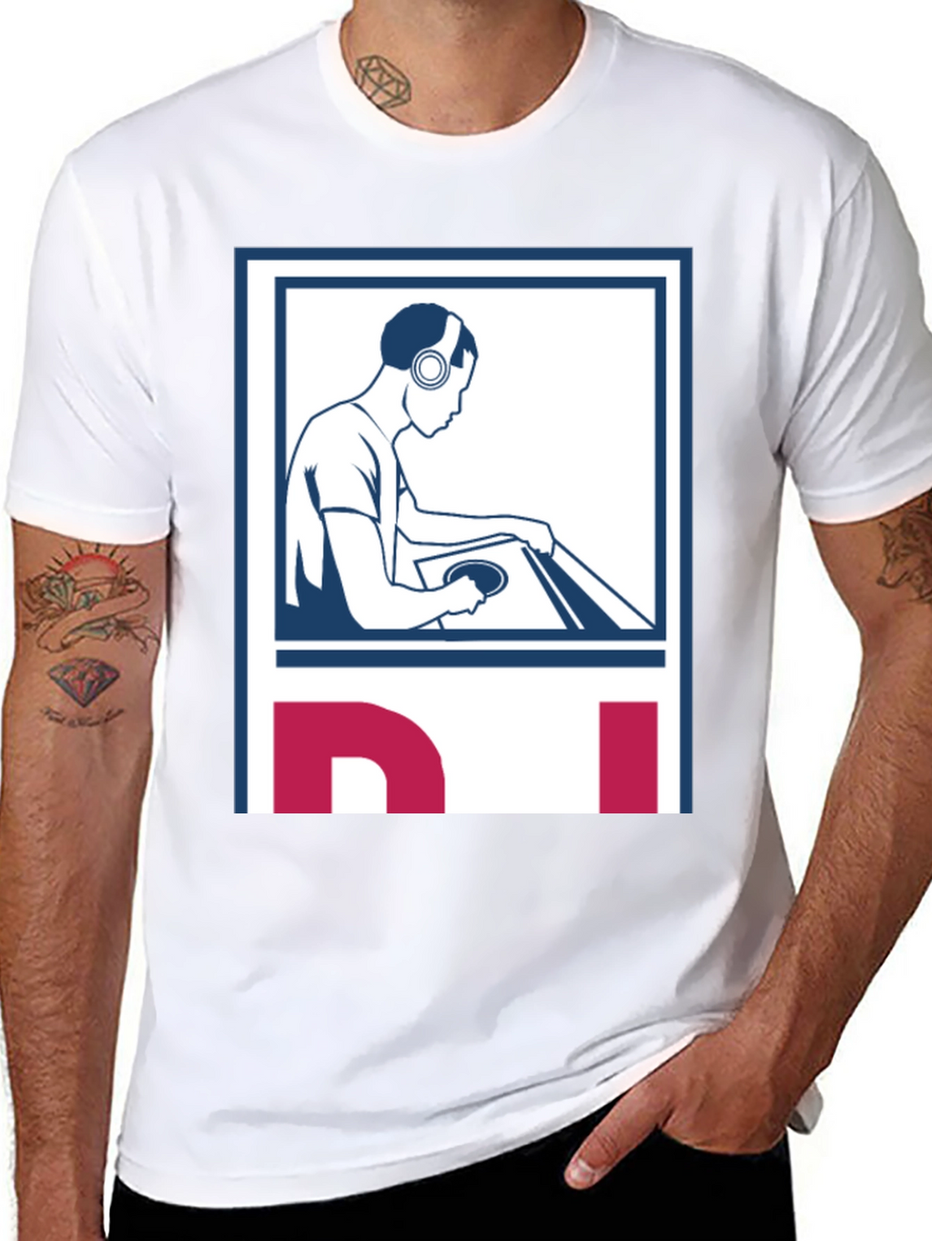DJ Graphic Tee - Cool Music Lover T-Shirt