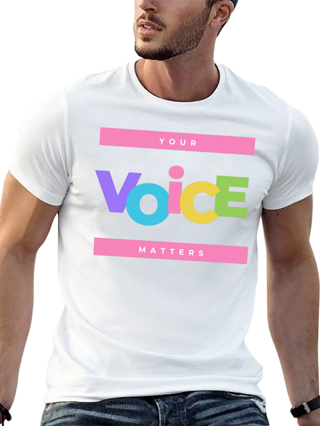 Your Voice Matters Statement T-Shirt