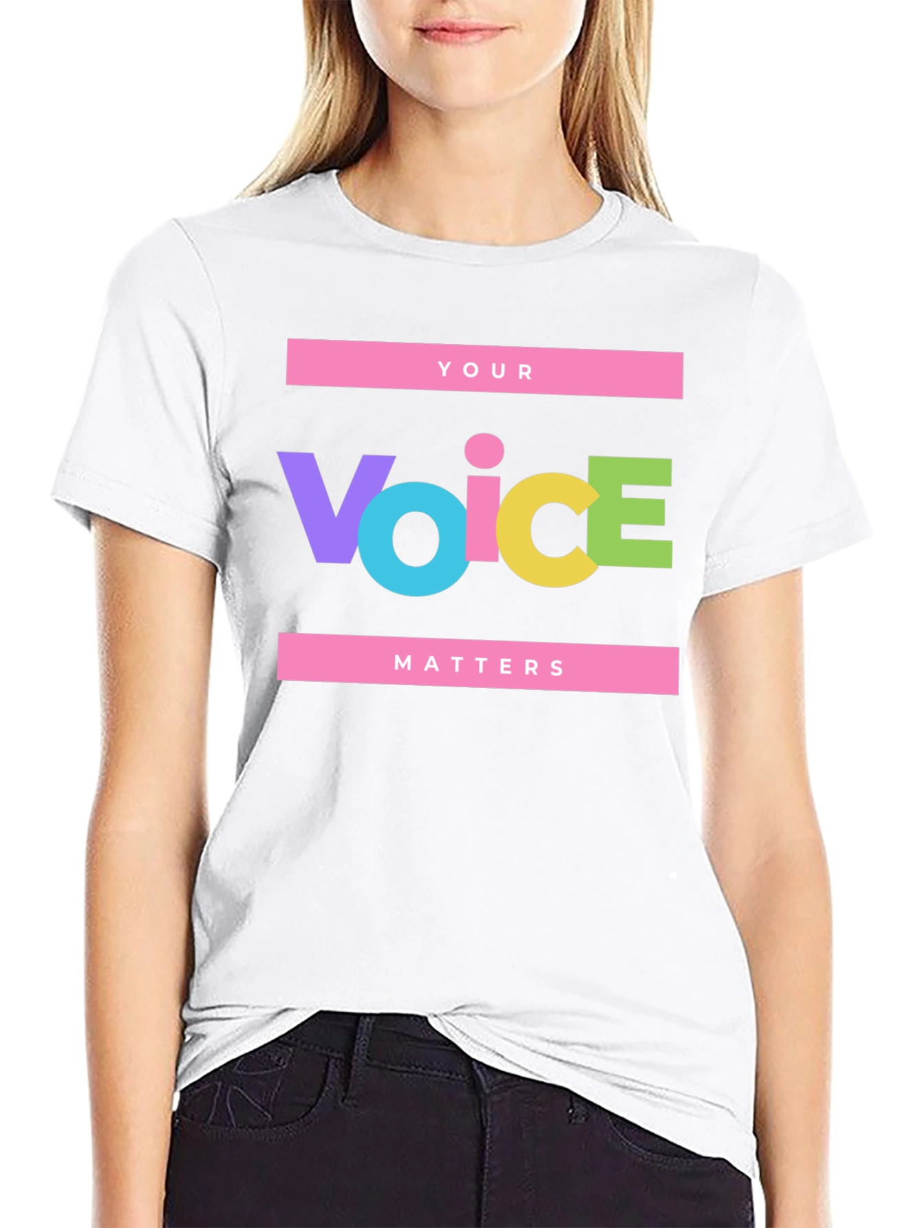 Your Voice Matters Statement T-Shirt