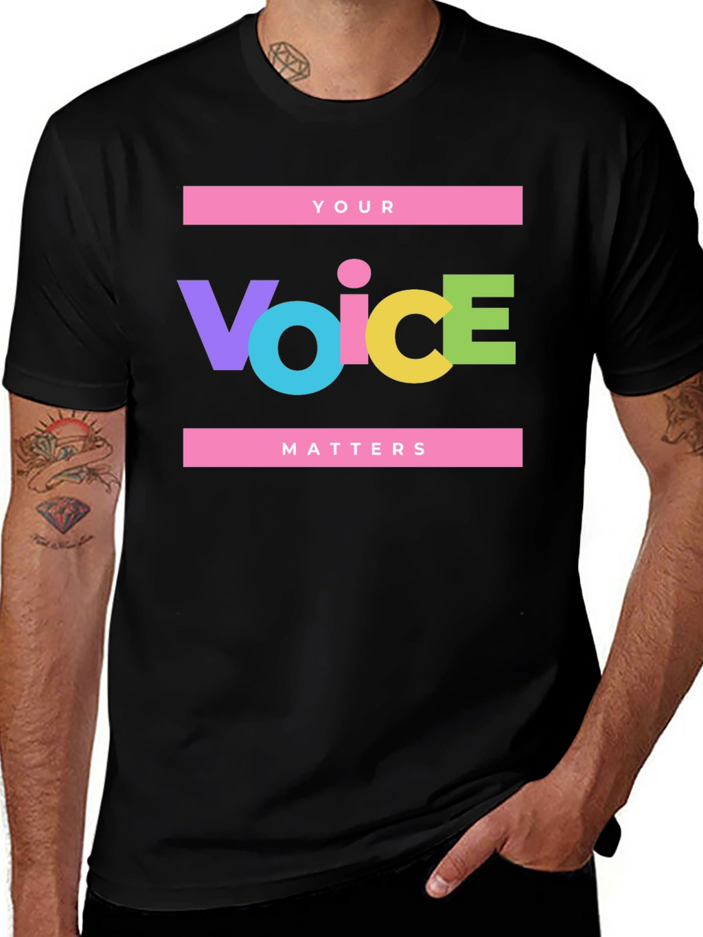 Your Voice Matters Statement T-Shirt