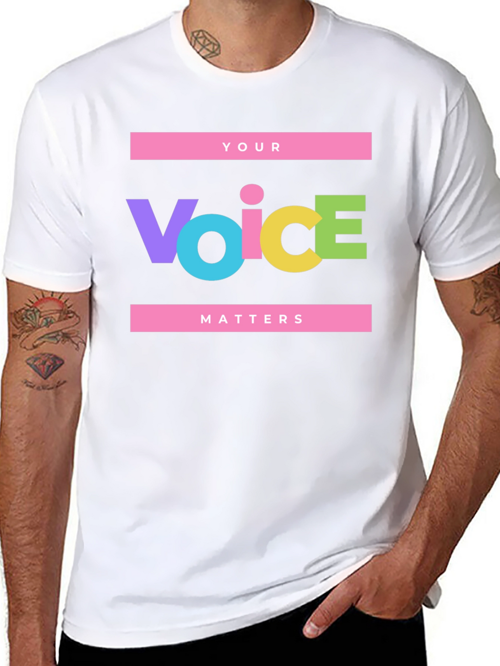 Your Voice Matters Statement T-Shirt