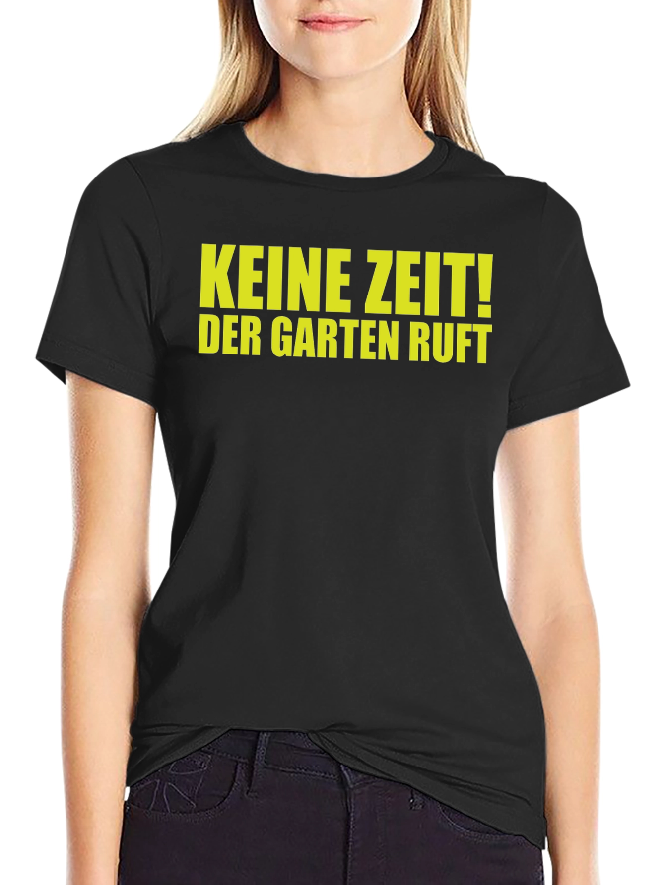 Keine Zeit! Garten Ruft Black Graphic Tee