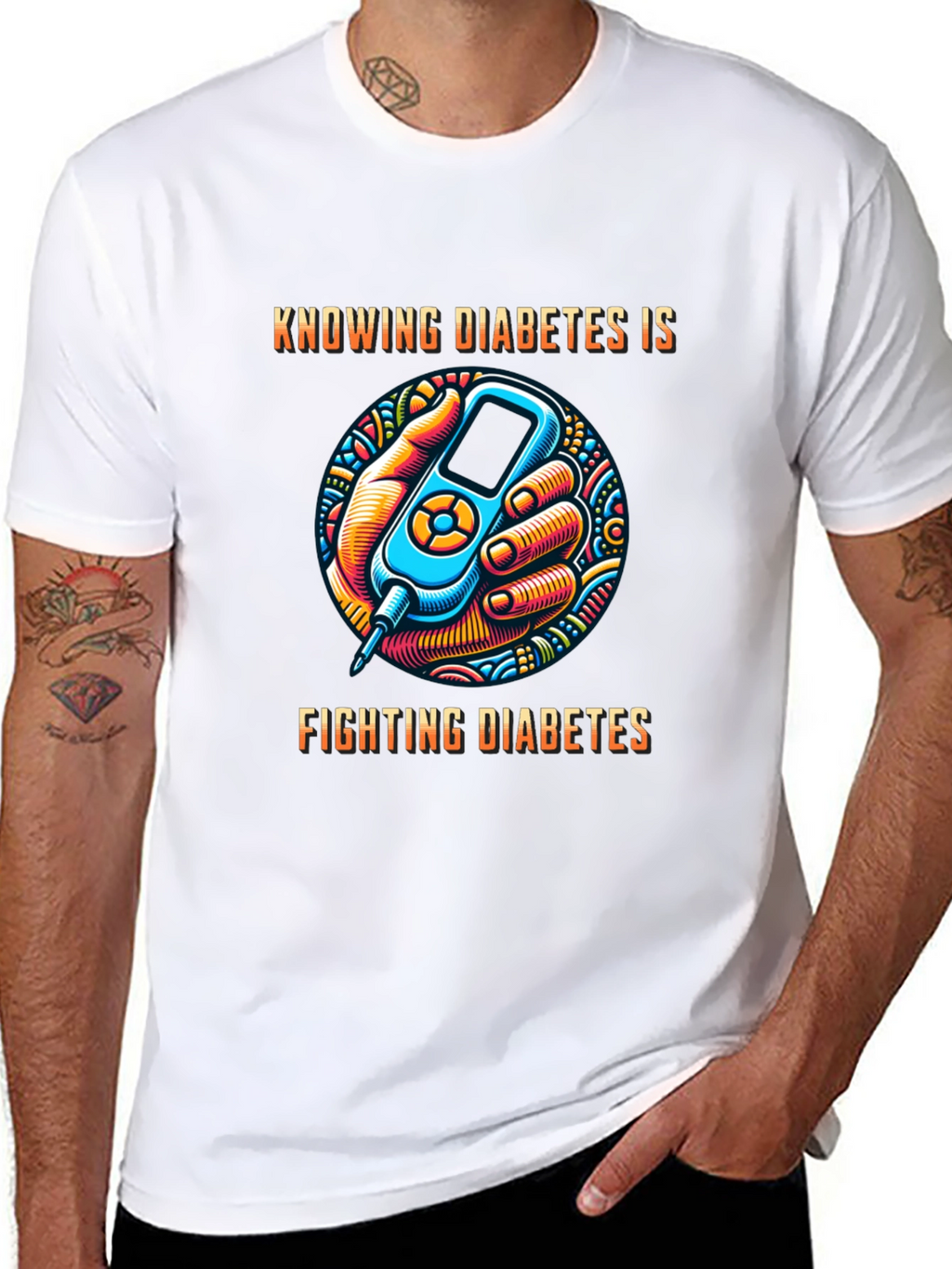 Diabetes Awareness T-Shirt - Fight Diabetes