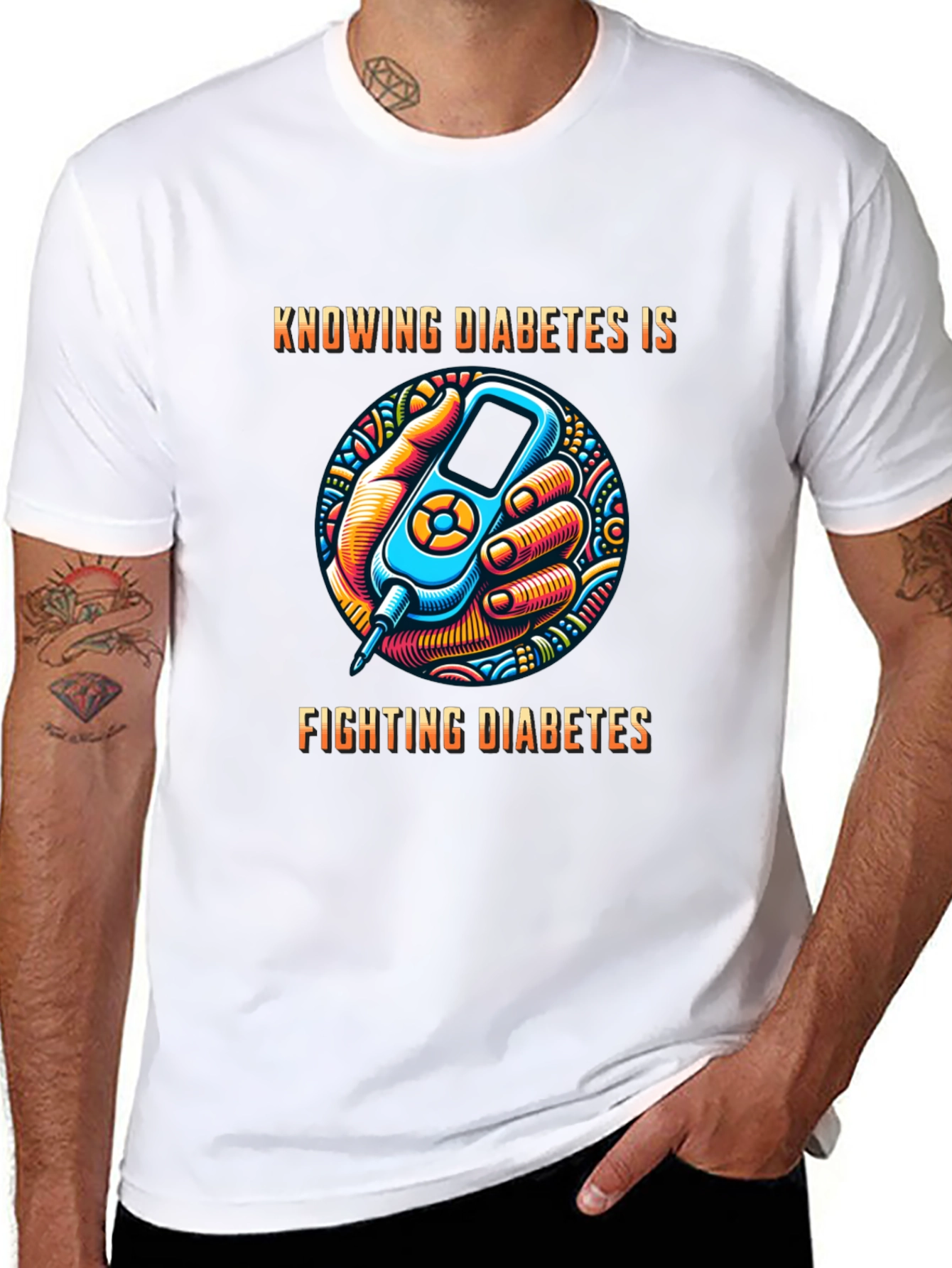 Diabetes Awareness T-Shirt - Fight Diabetes