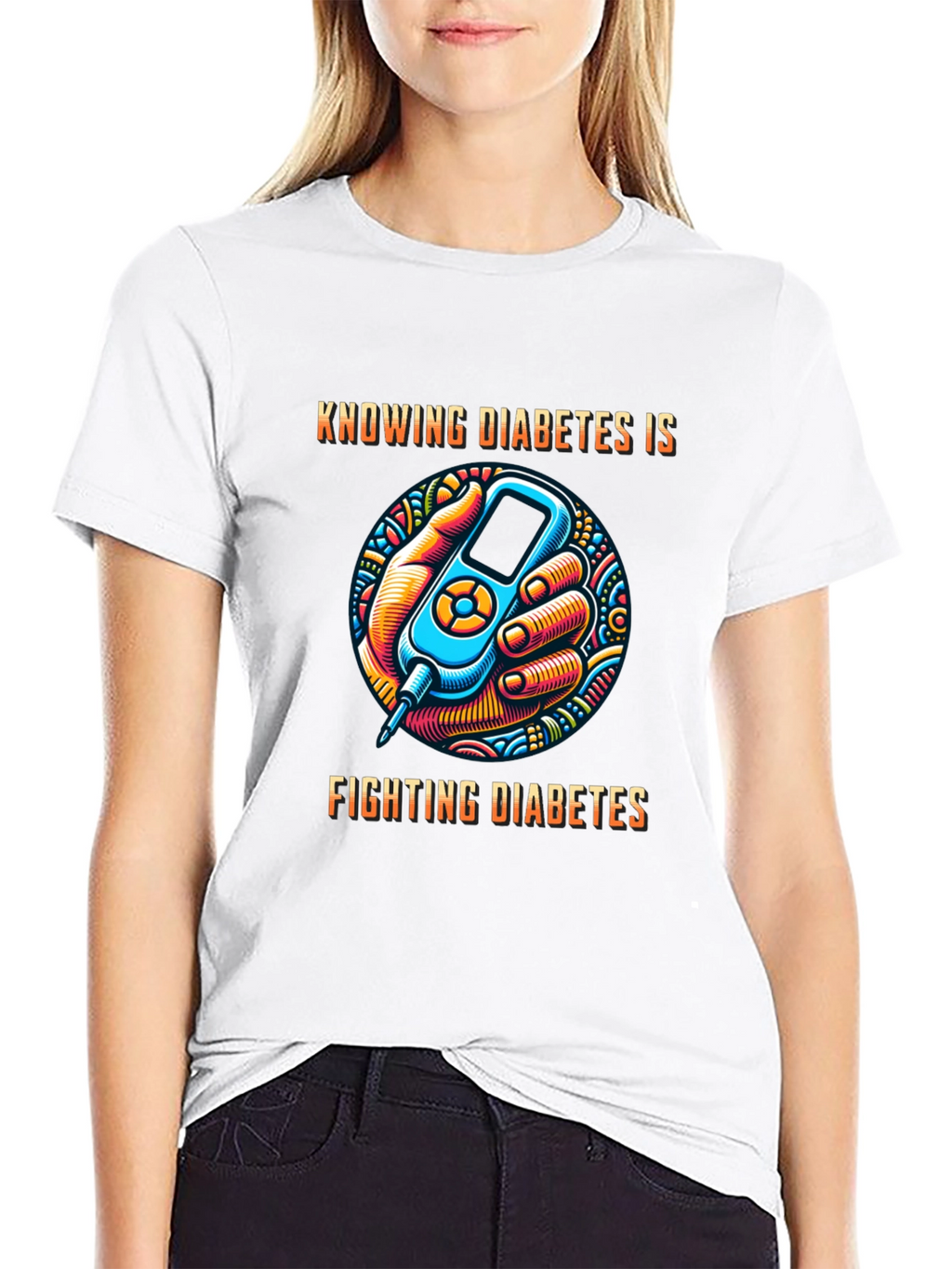 Diabetes Awareness T-Shirt - Fight Diabetes