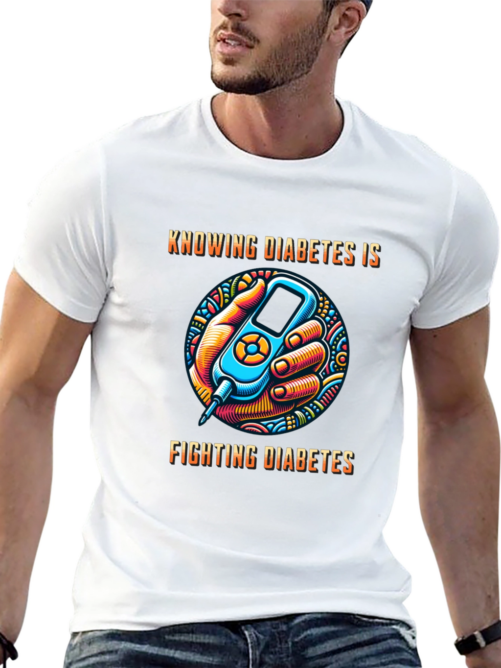 Diabetes Awareness T-Shirt - Fight Diabetes