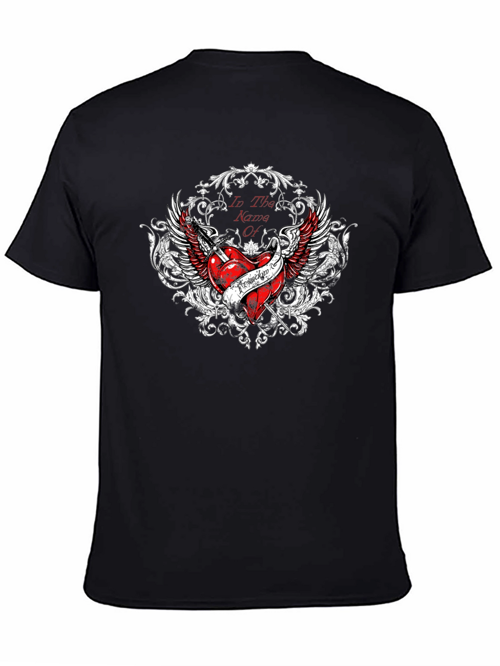 Winged Heart T-Shirt - Freedom Design