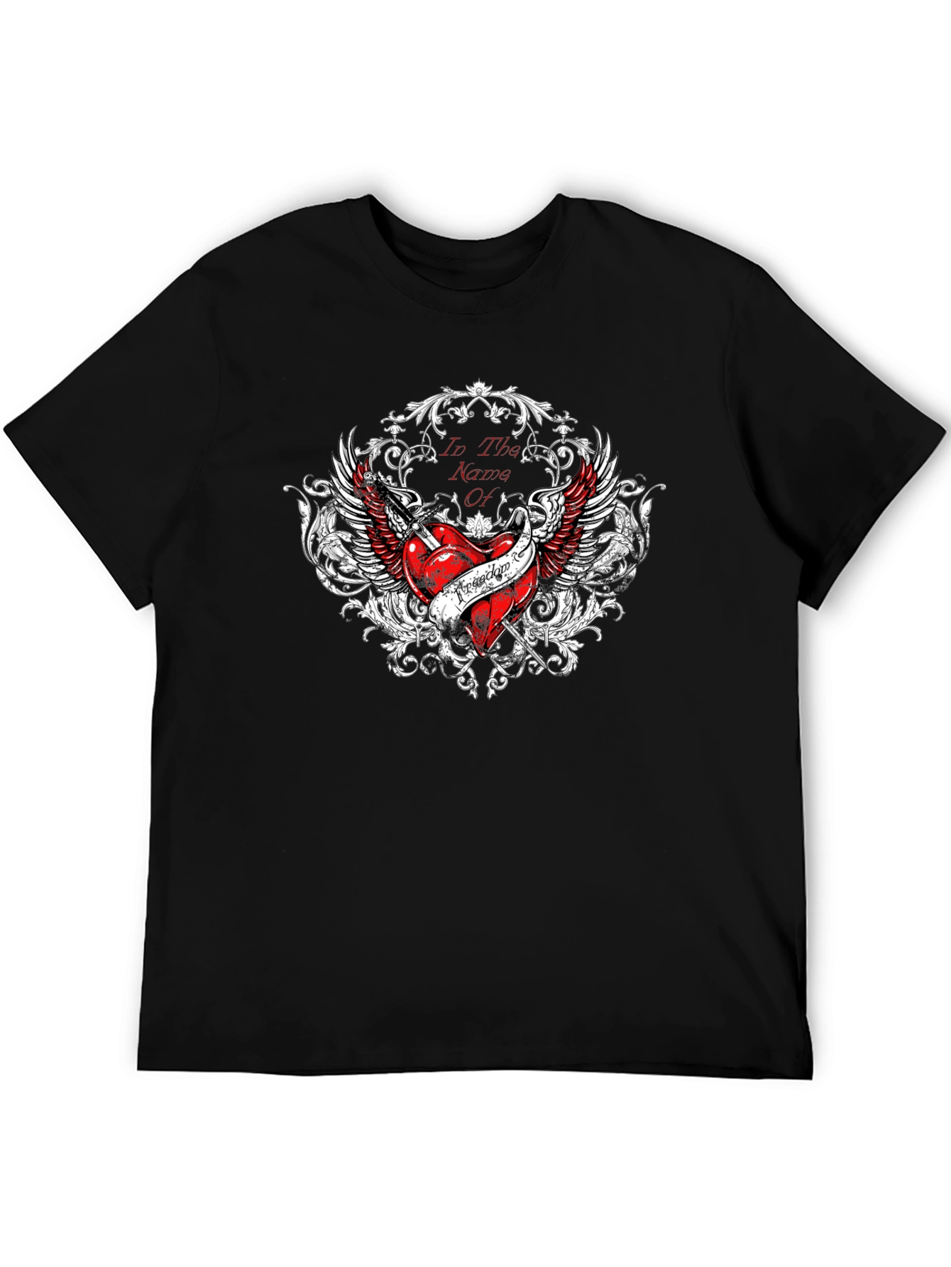 Winged Heart T-Shirt - Freedom Design