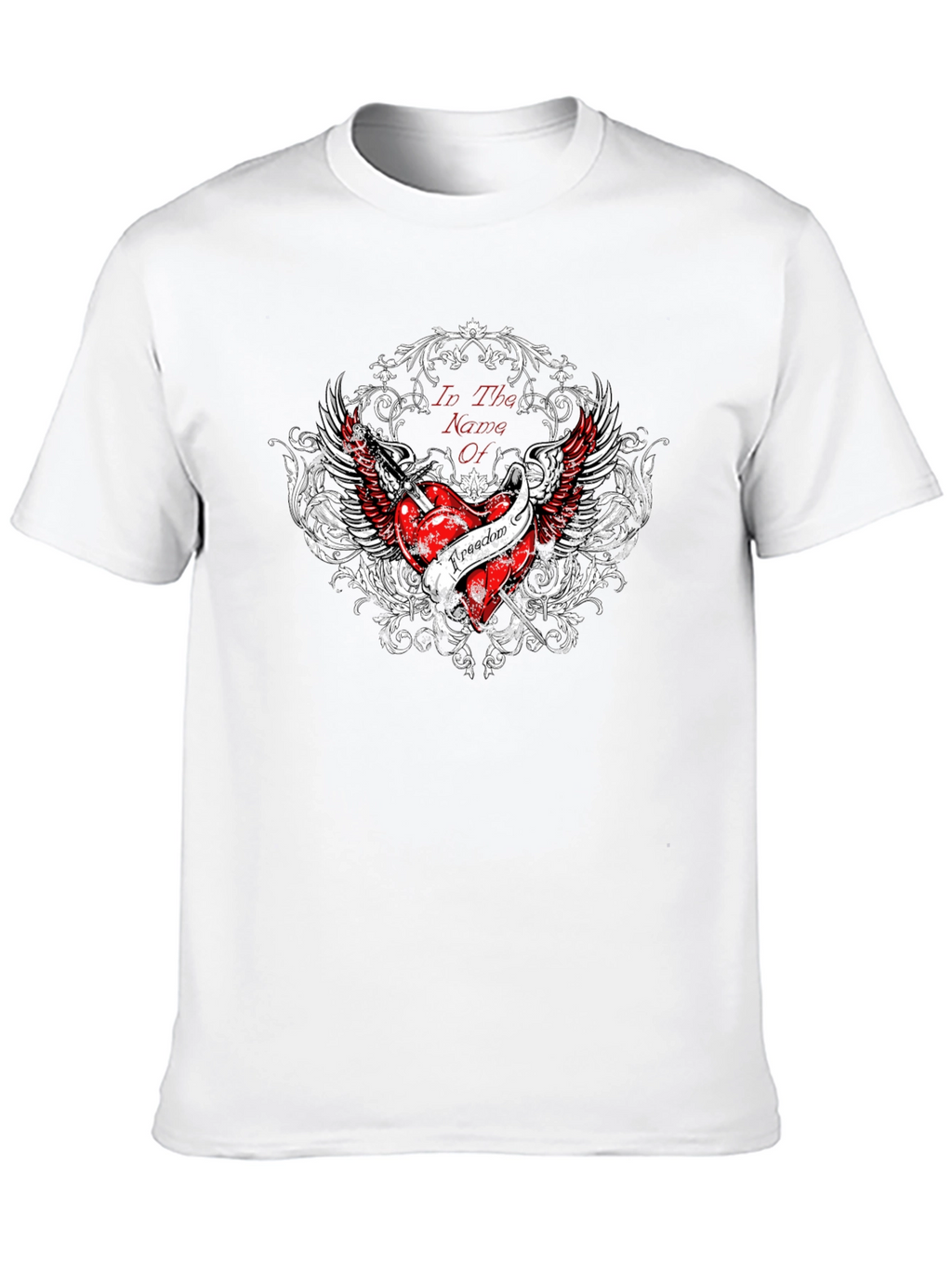 Winged Heart T-Shirt - Freedom Design