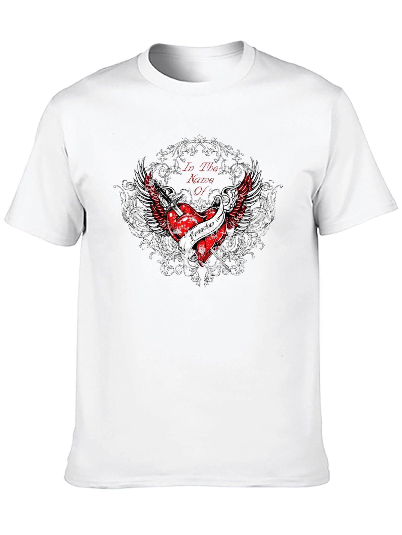 Winged Heart T-Shirt - Freedom Design