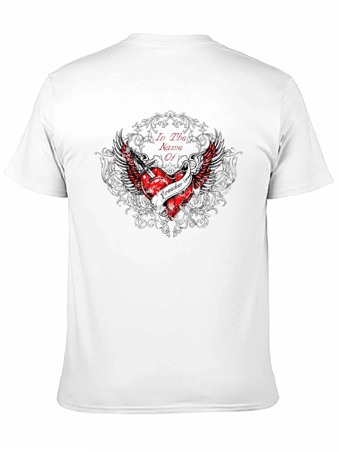 Winged Heart T-Shirt - Freedom Design