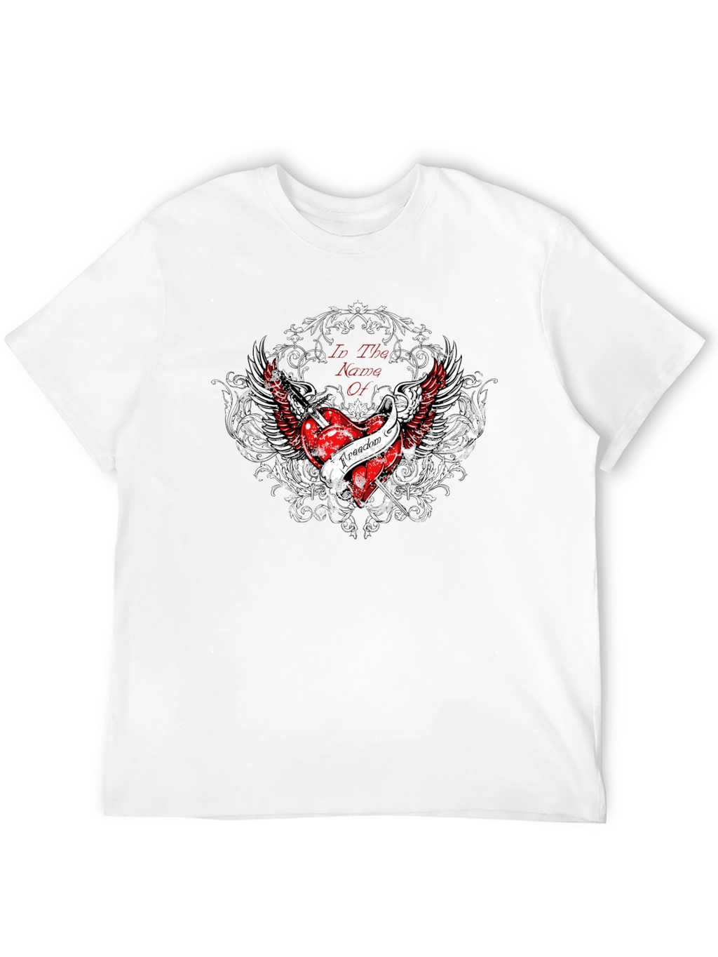 Winged Heart T-Shirt - Freedom Design