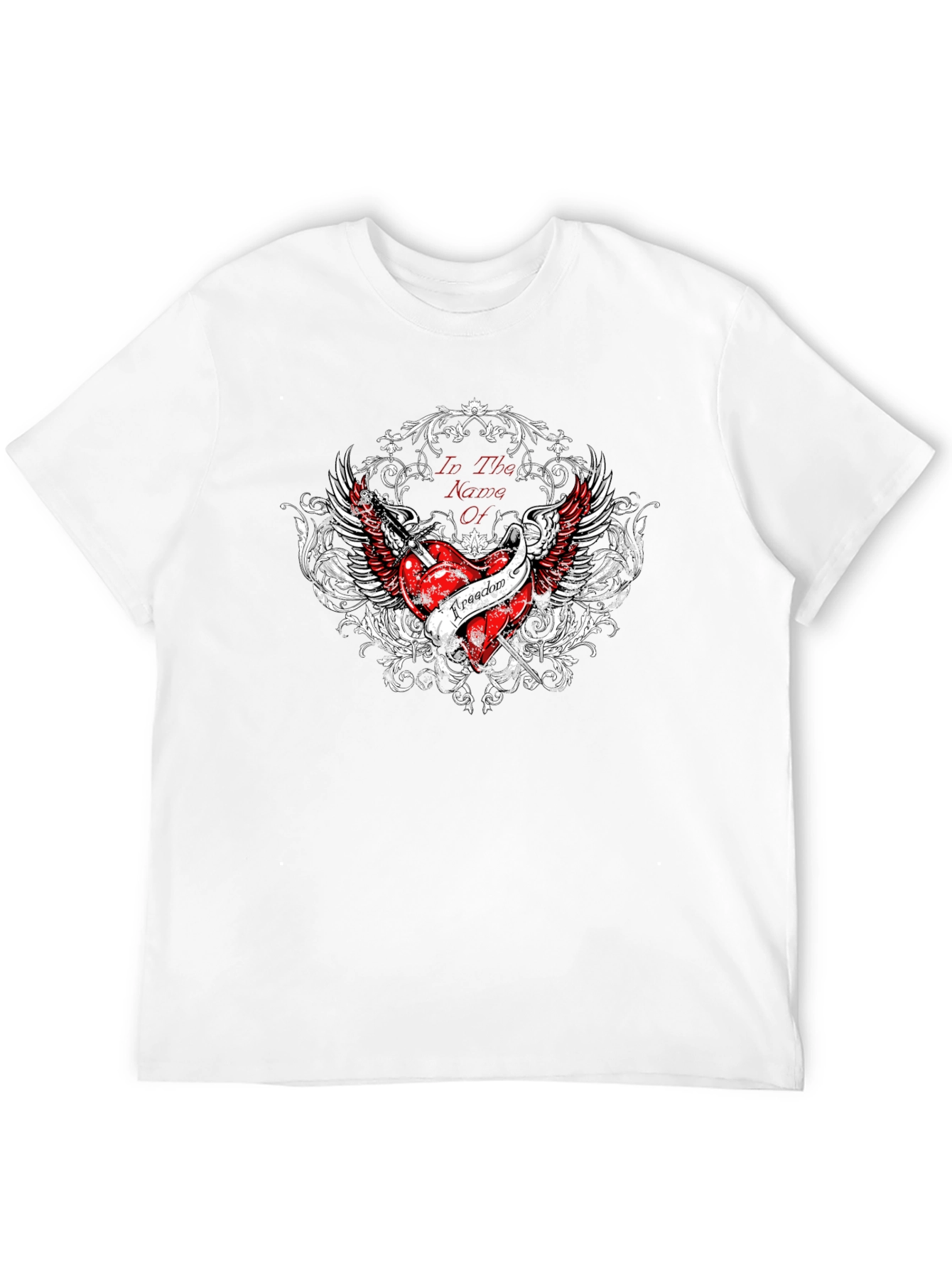 Winged Heart T-Shirt - Freedom Design