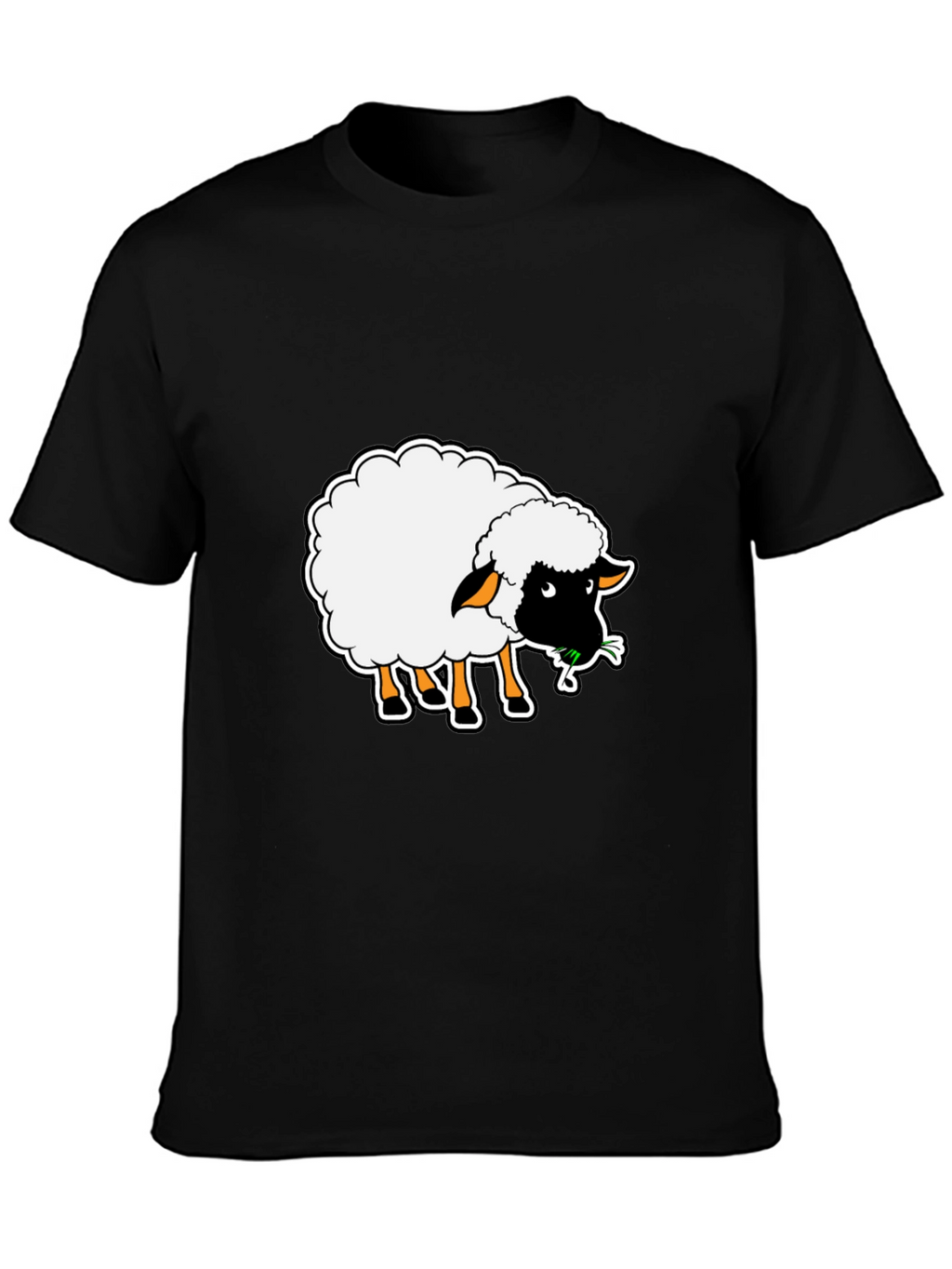 Sheep Graphic Black T-Shirt