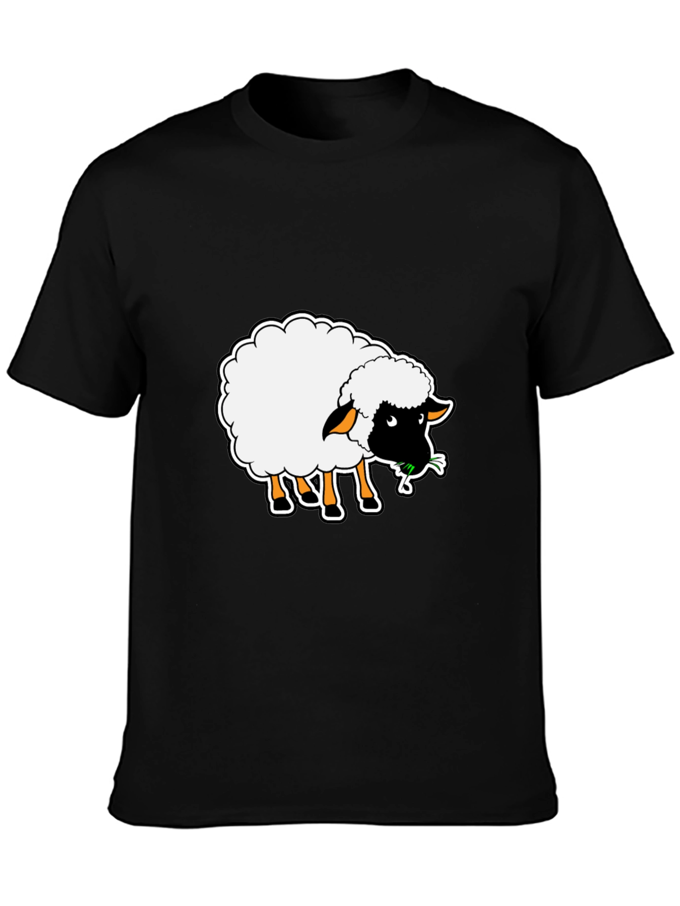 Sheep Graphic Black T-Shirt