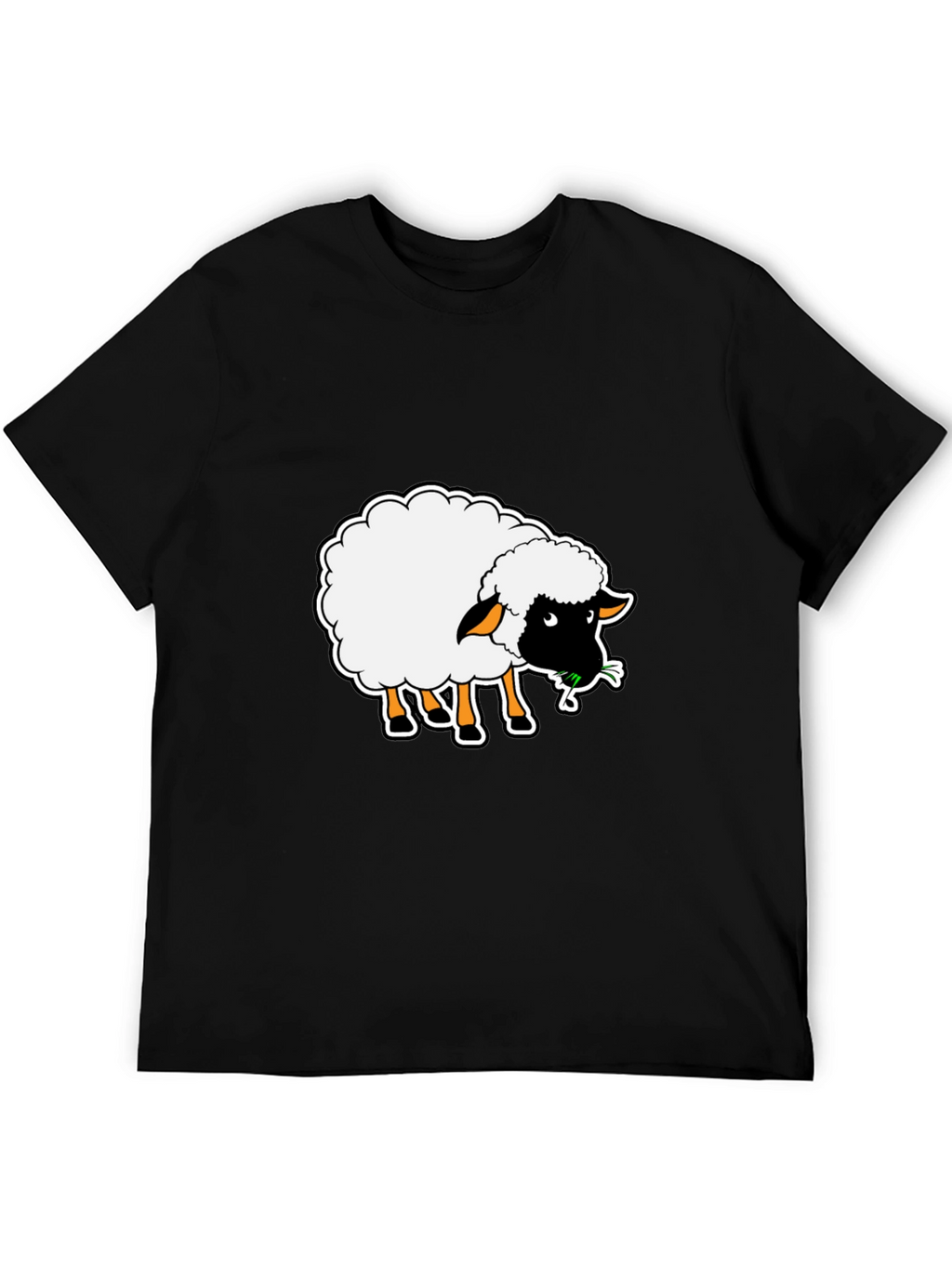 Sheep Graphic Black T-Shirt