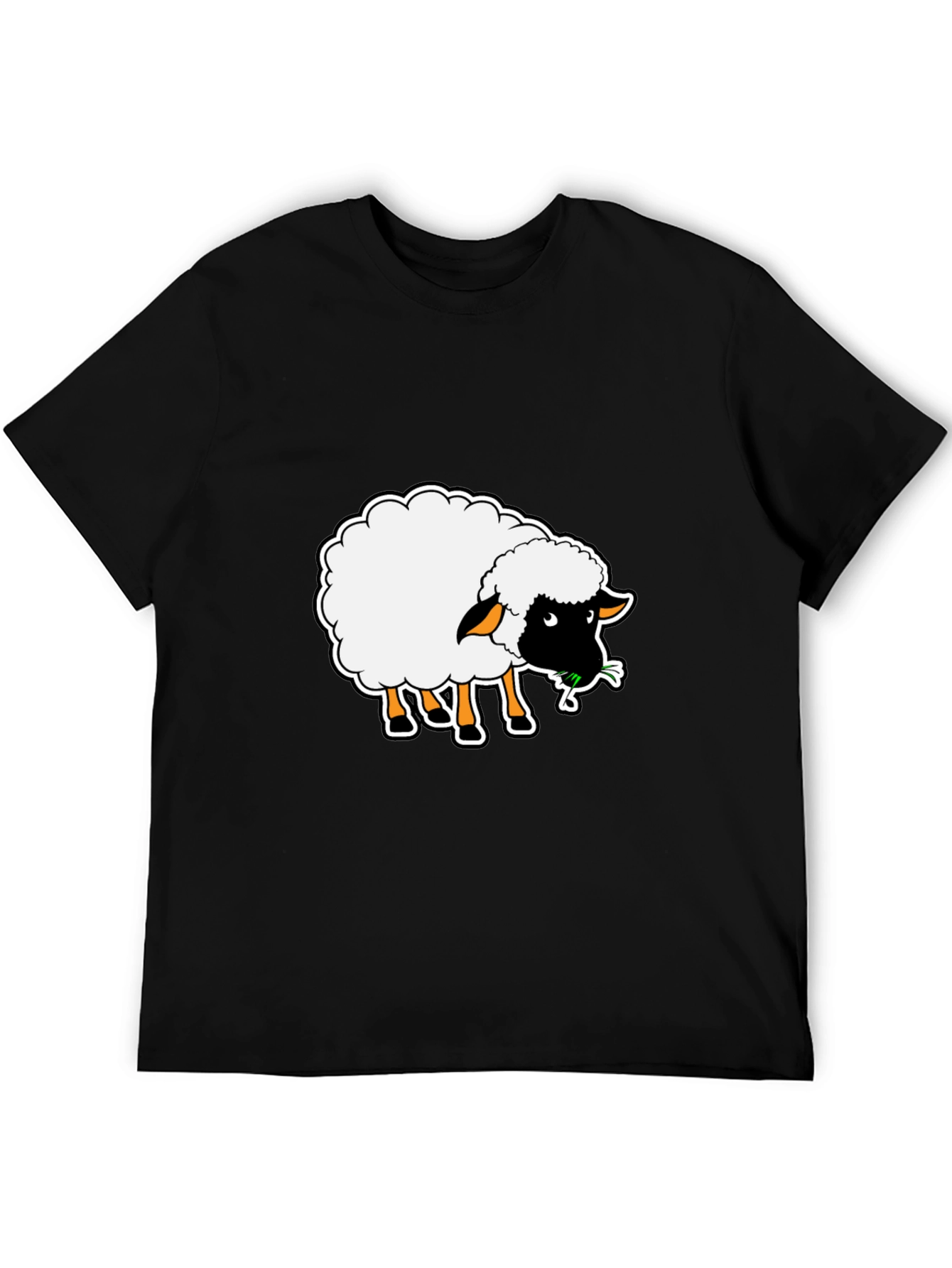 Sheep Graphic Black T-Shirt
