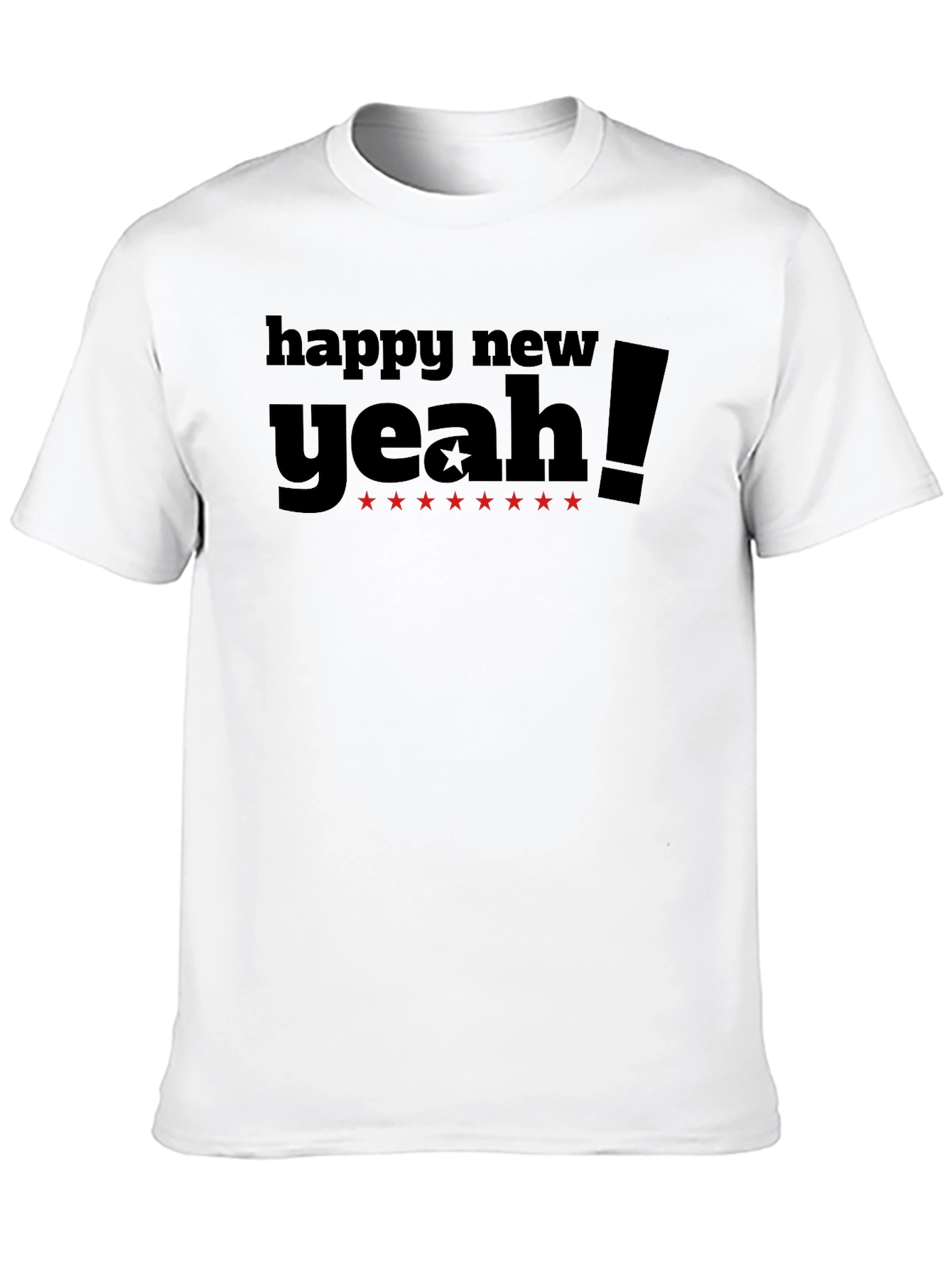 Happy New Yeah! Black T-Shirt