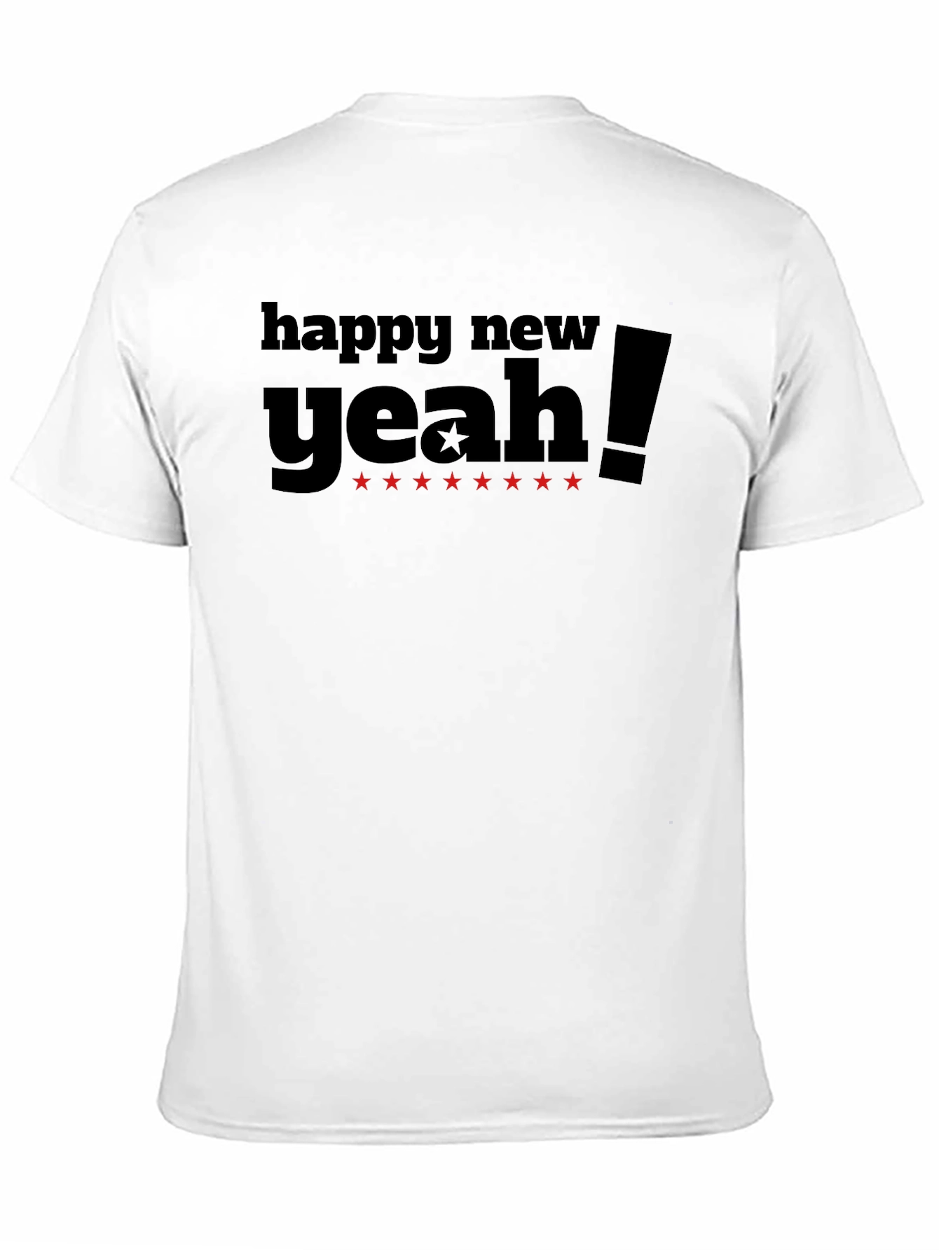 Happy New Yeah! Black T-Shirt