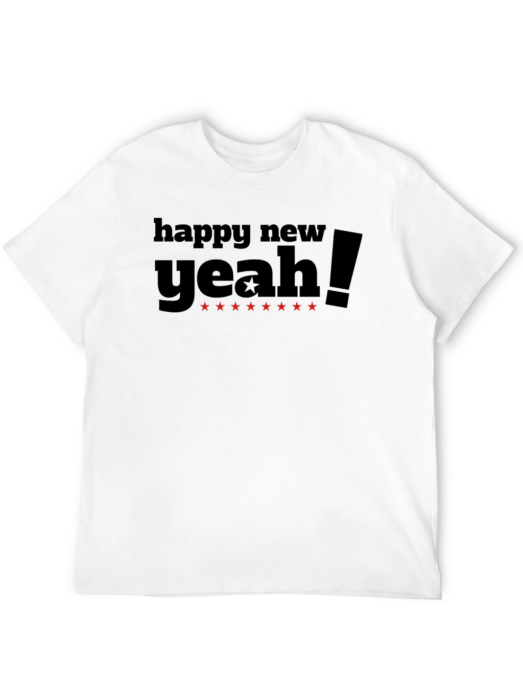 Happy New Yeah! Black T-Shirt