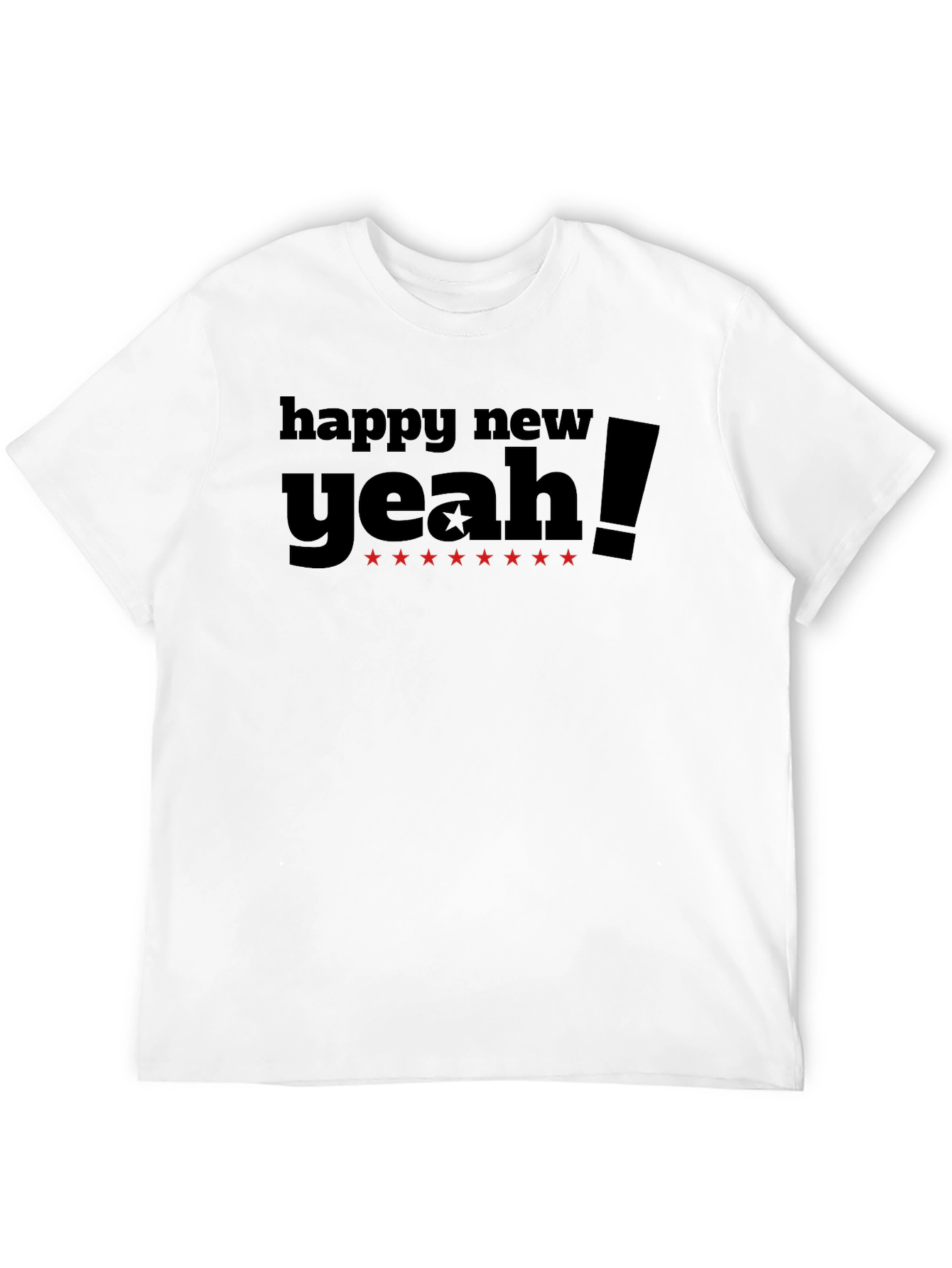 Happy New Yeah! Black T-Shirt