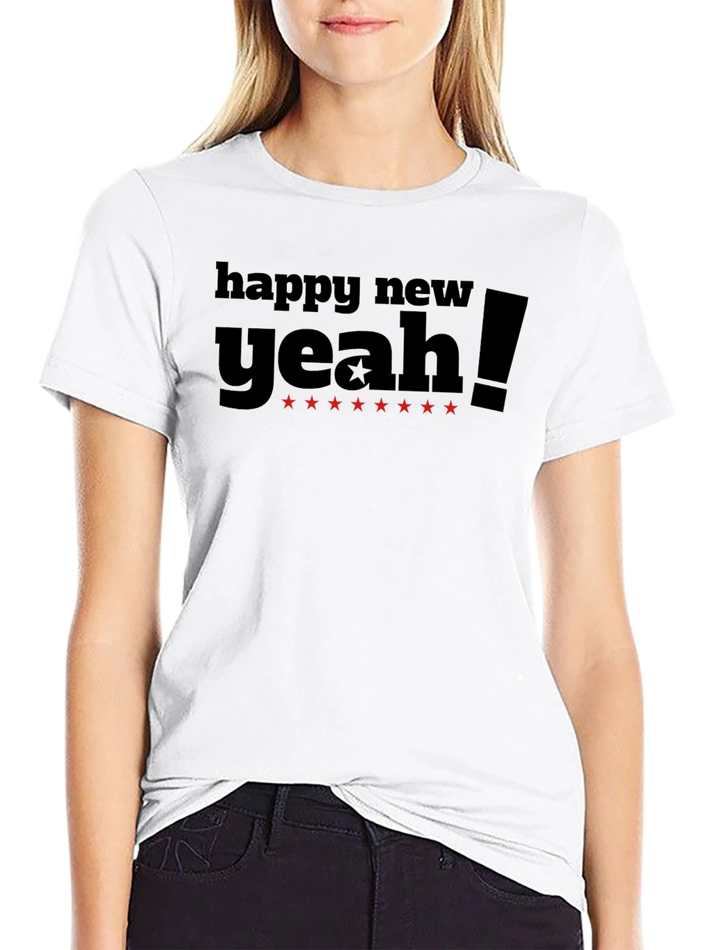 Happy New Yeah! Black T-Shirt