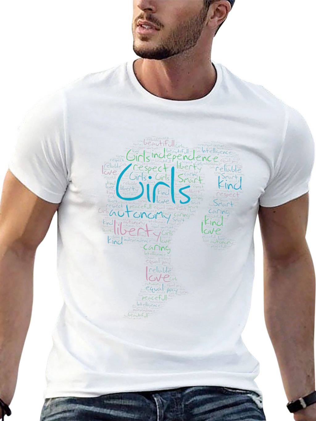 Empowering Girls T-Shirt - Independence Love Kindness