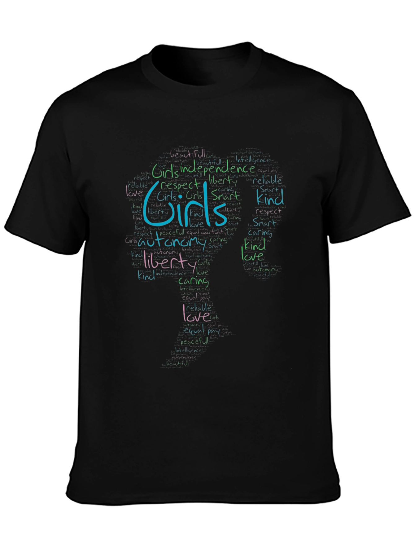 Empowering Girls T-Shirt - Independence Love Kindness
