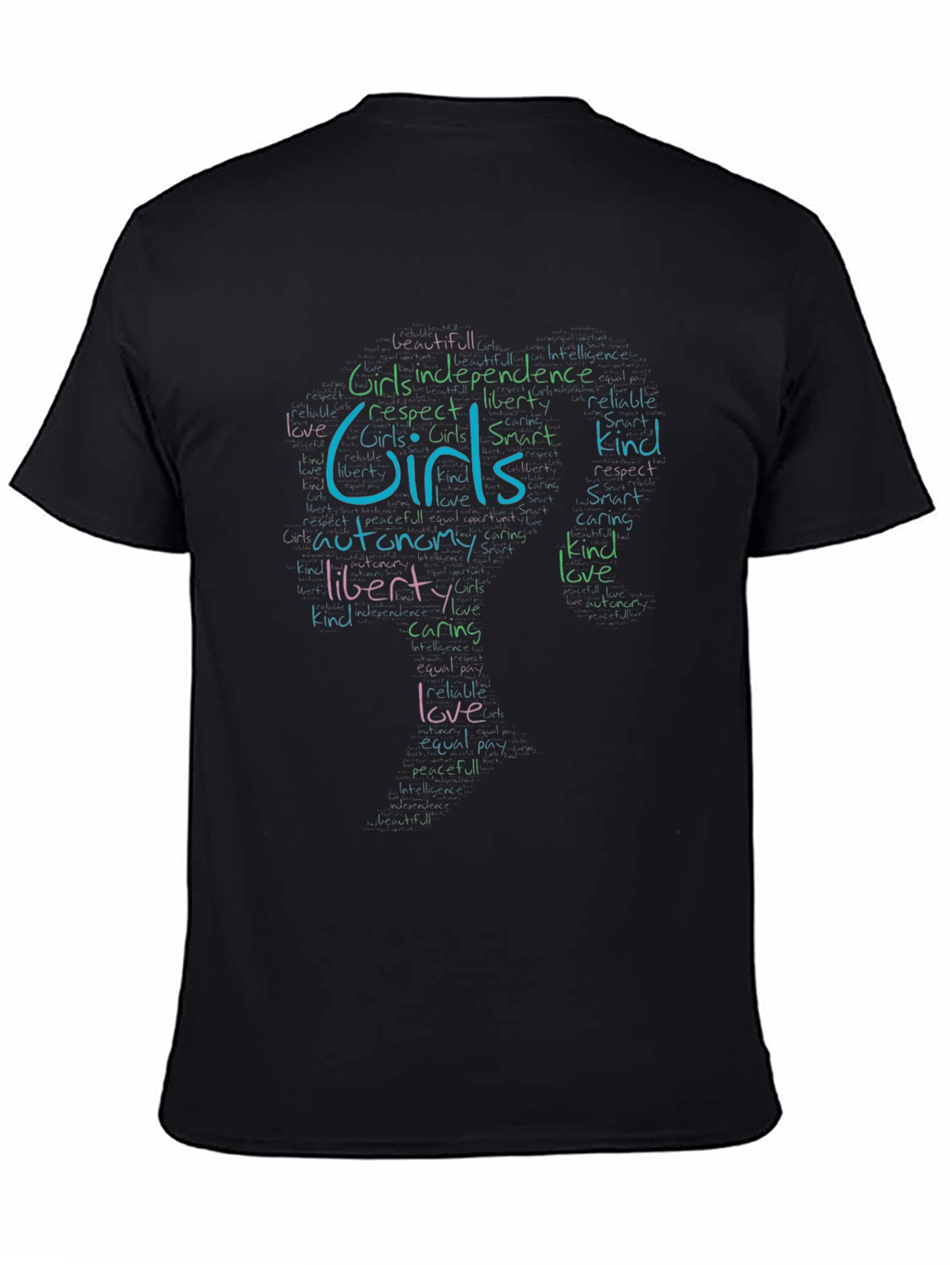 Empowering Girls T-Shirt - Independence Love Kindness
