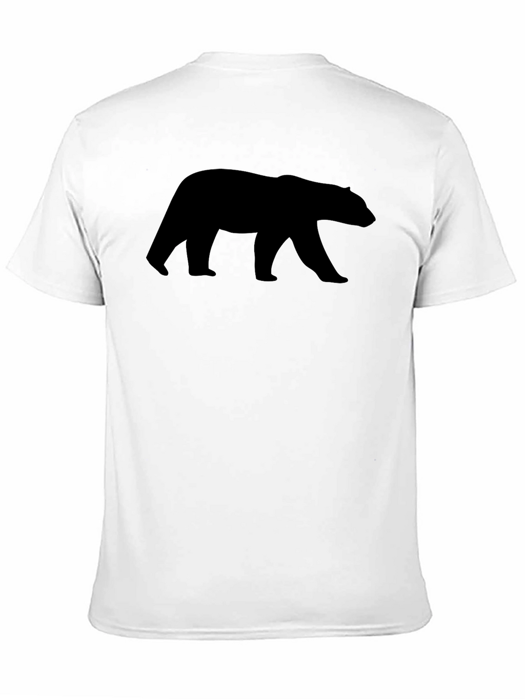 Mens Black Bear Graphic T-Shirt