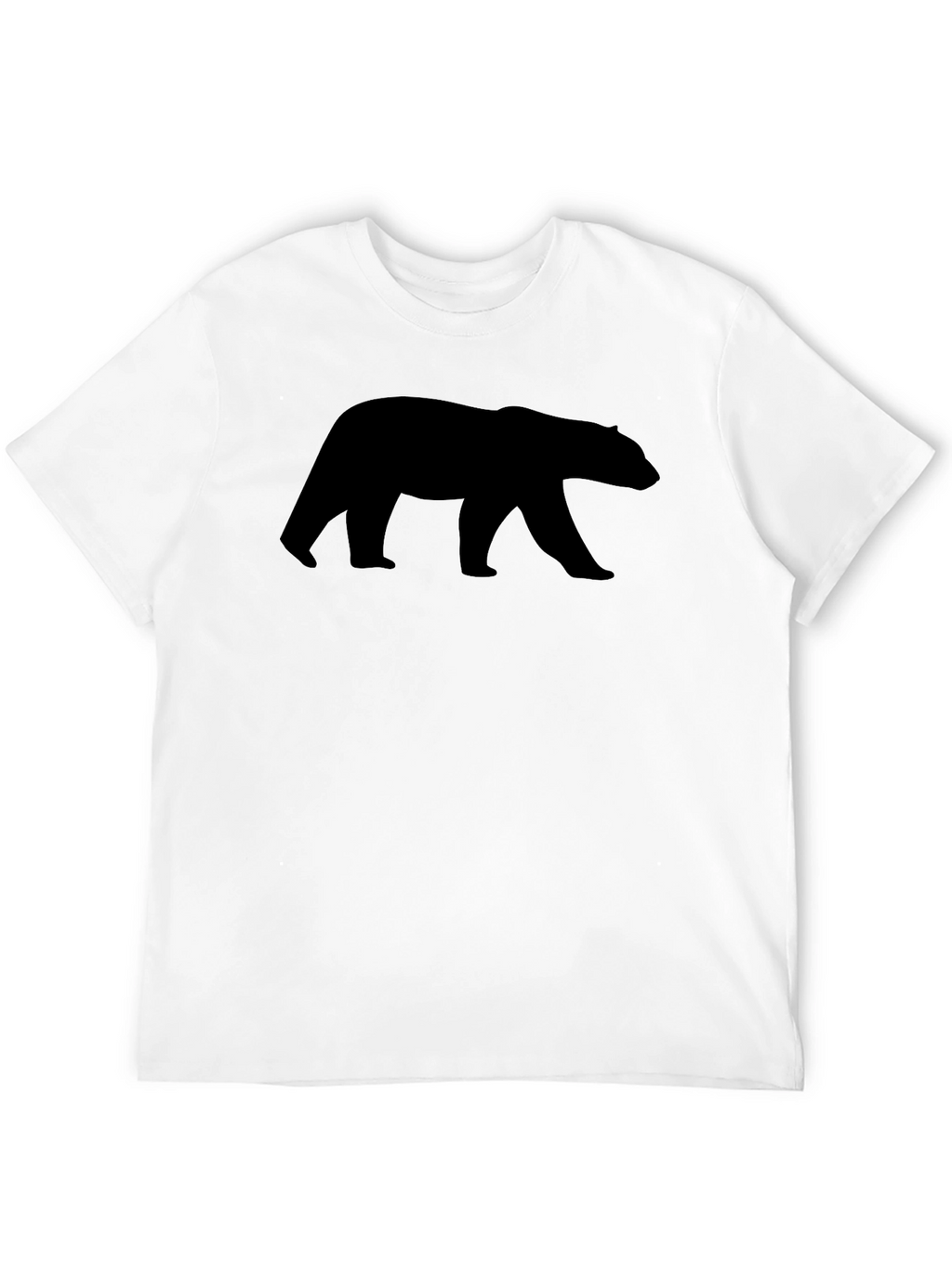 Mens Black Bear Graphic T-Shirt