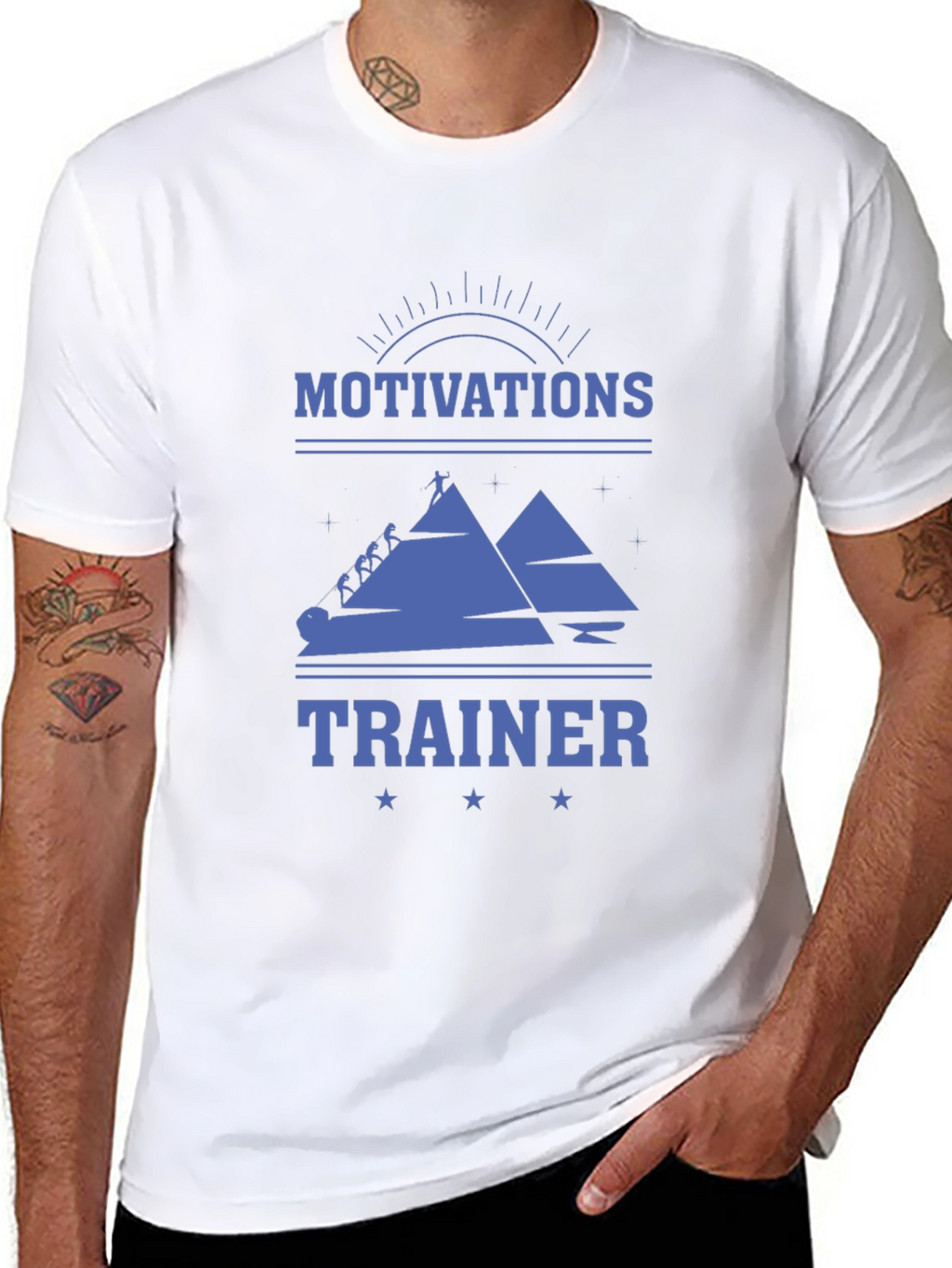 Motivations Trainer T-Shirt Fitness Apparel