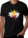 Heart On Fire Graphic Tee