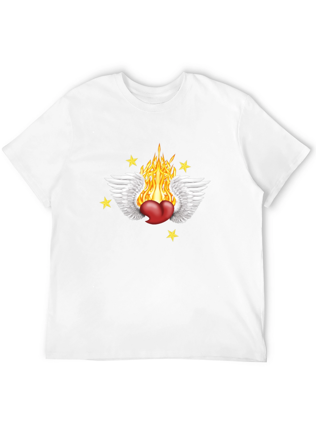 Heart On Fire Graphic Tee