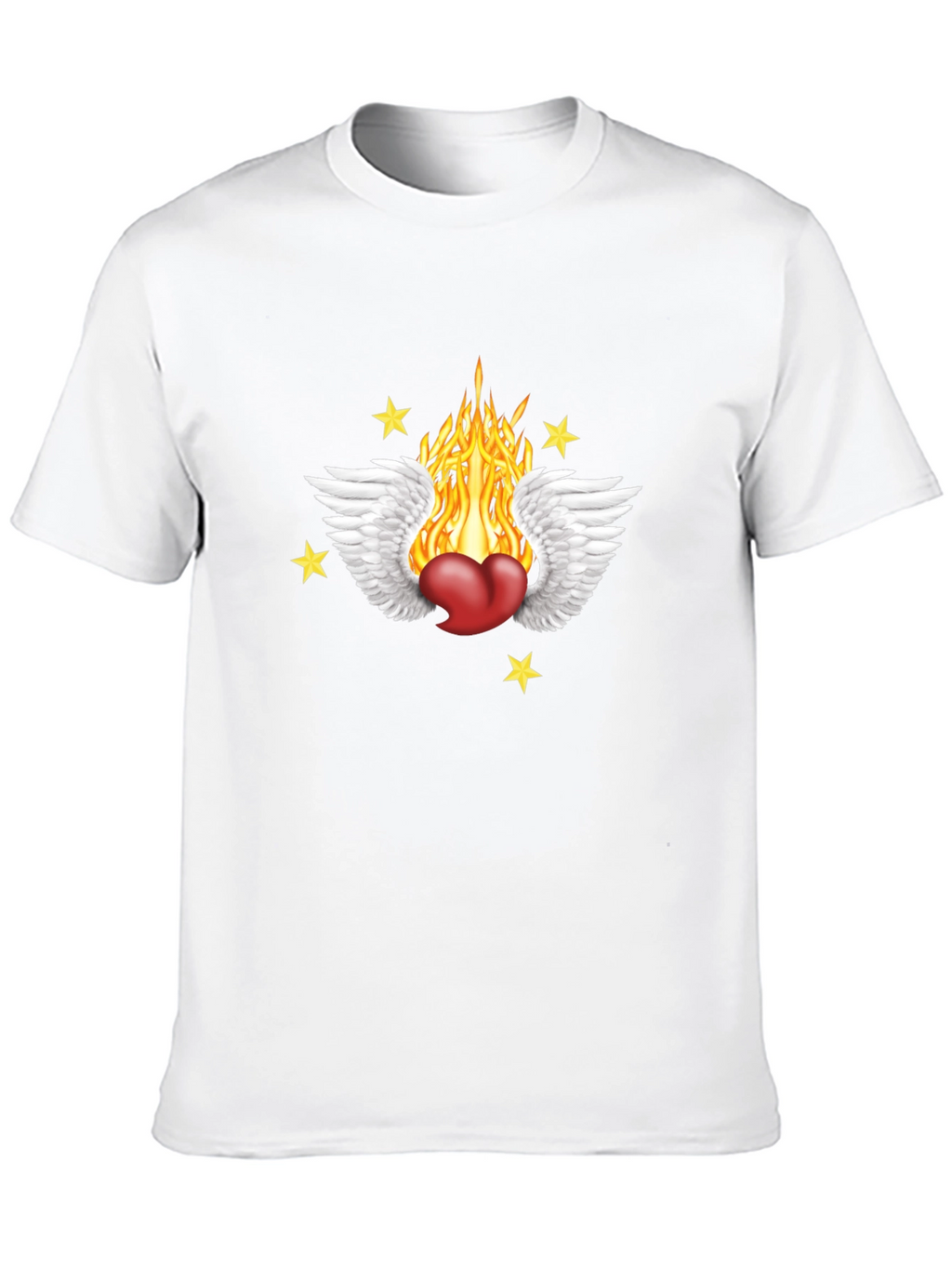 Heart On Fire Graphic Tee