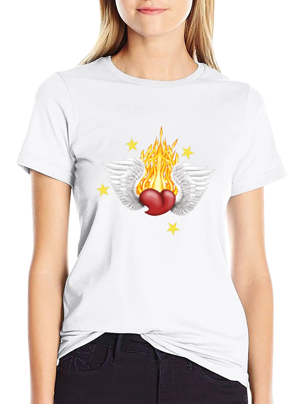 Heart On Fire Graphic Tee