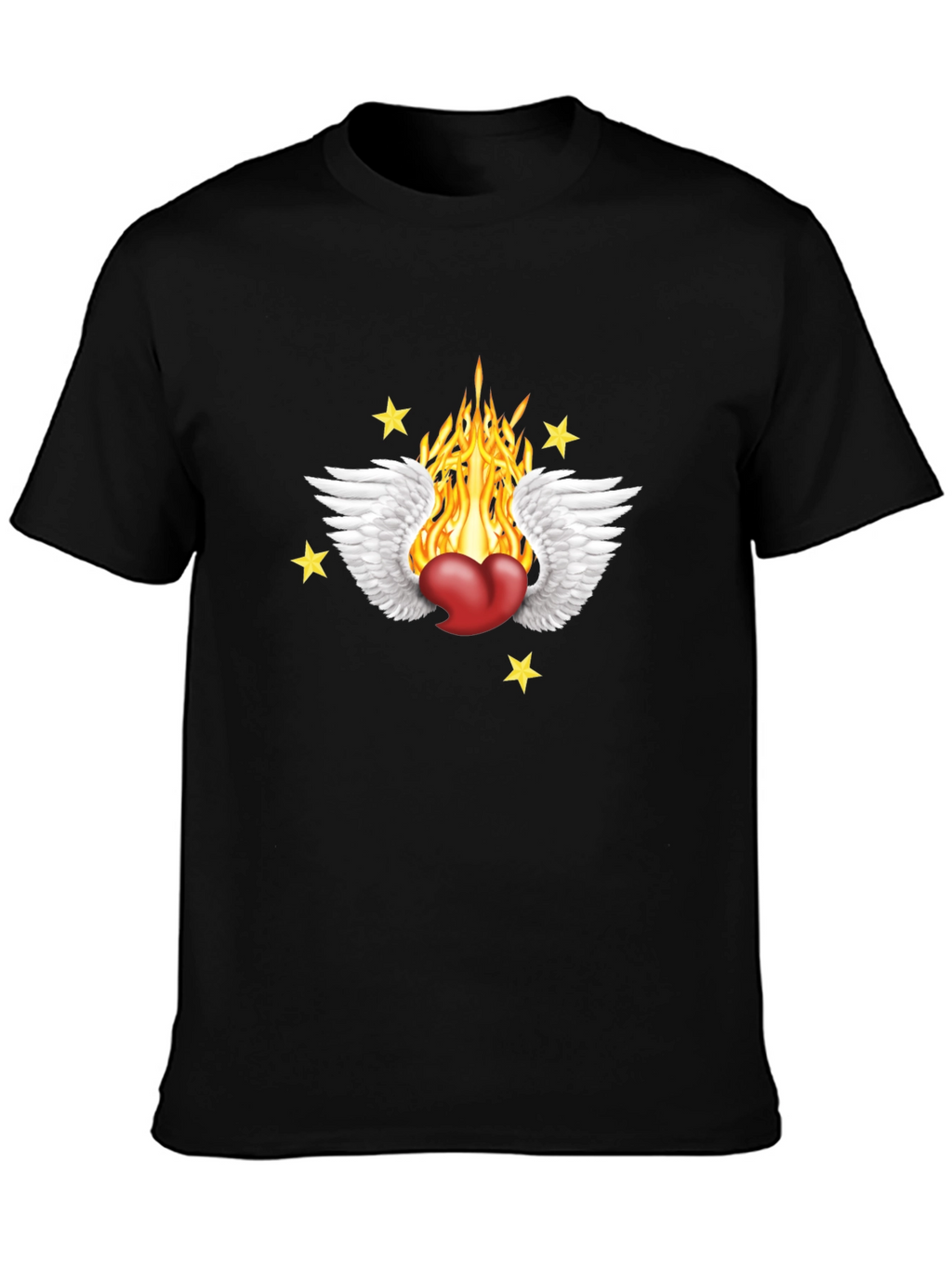 Heart On Fire Graphic Tee